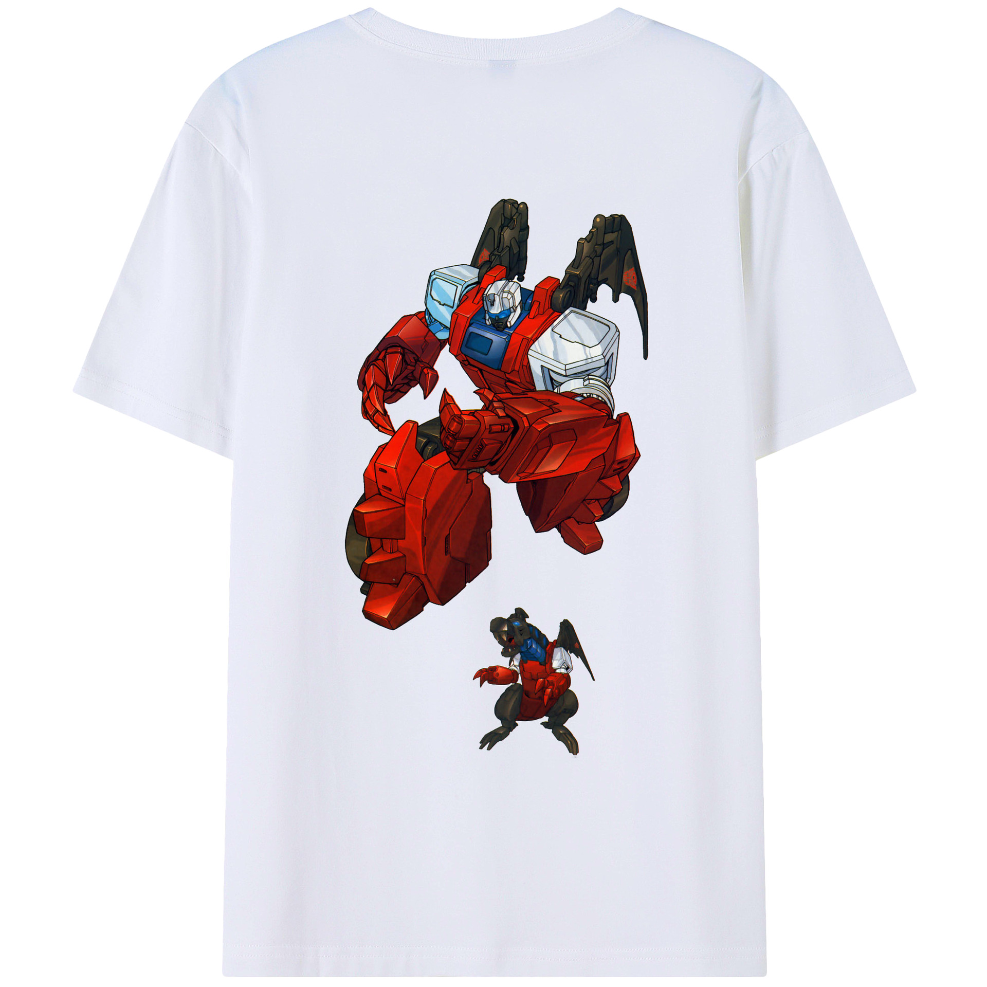 （画像用）  綿100％ メンズ半袖Tシャツ（バックプリント） 通気性