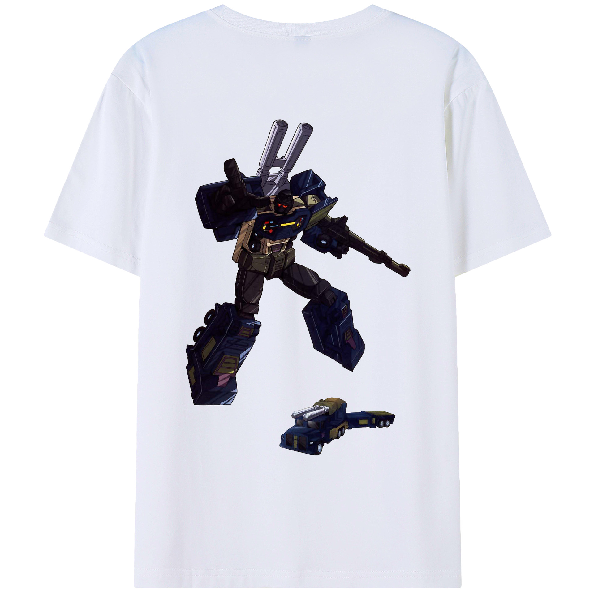 （画像用）  綿100％ メンズ半袖Tシャツ（バックプリント） 通気性