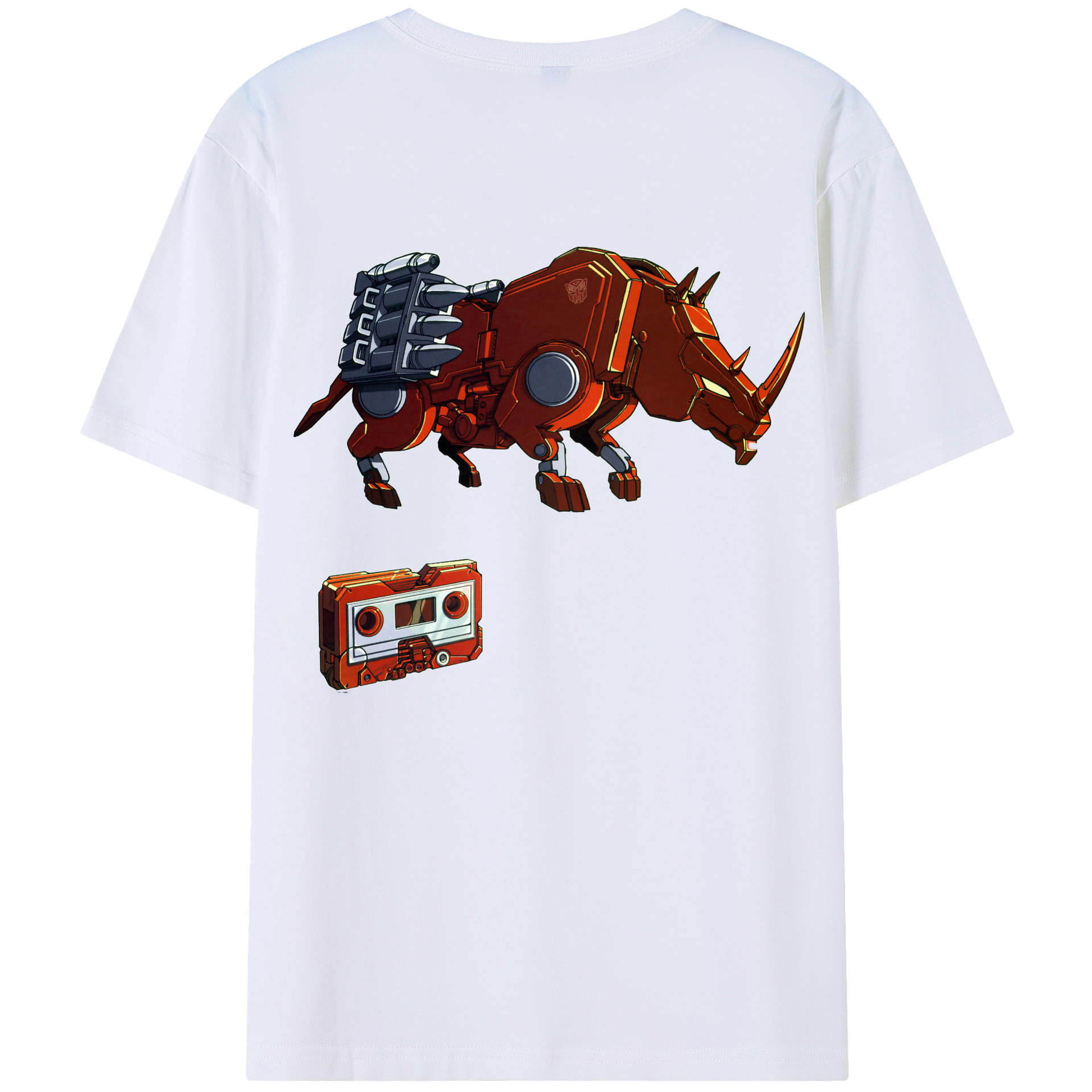 （画像用）  綿100％ メンズ半袖Tシャツ（バックプリント） 通気性