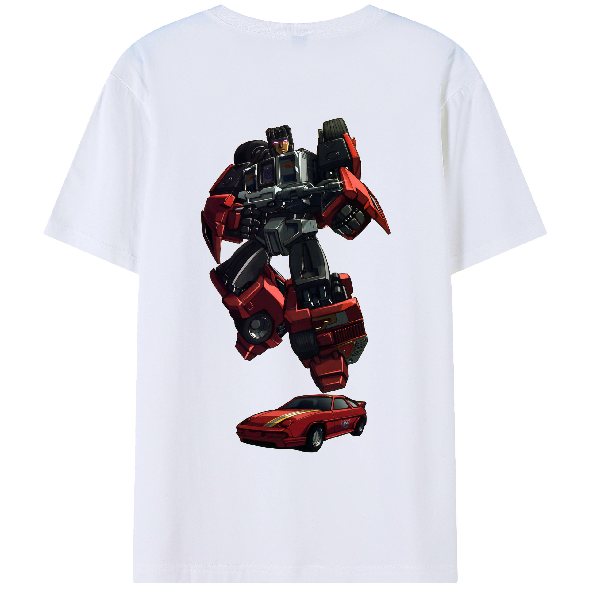 （画像用）  綿100％ メンズ半袖Tシャツ（バックプリント） 通気性