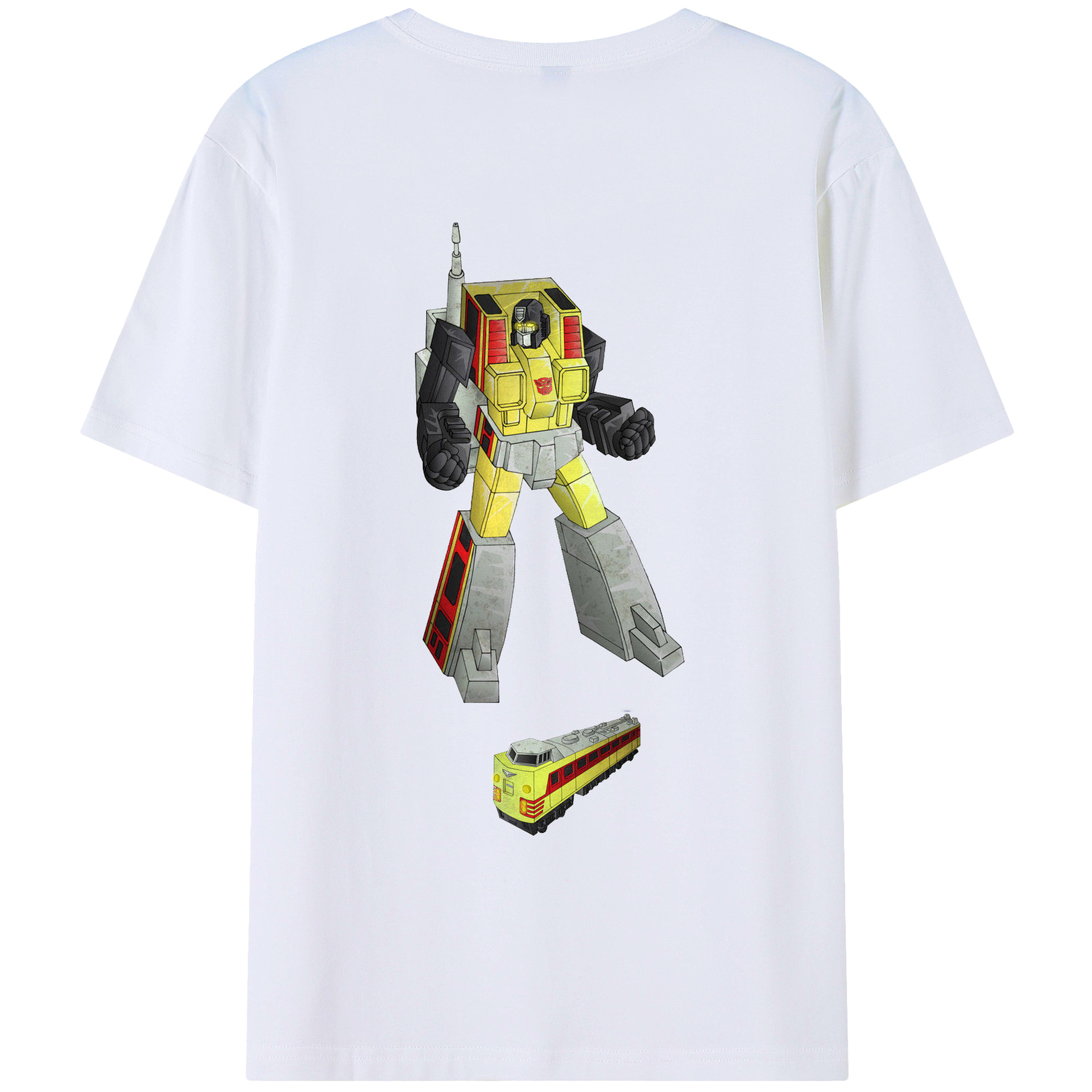 （画像用）  綿100％ メンズ半袖Tシャツ（バックプリント） 通気性