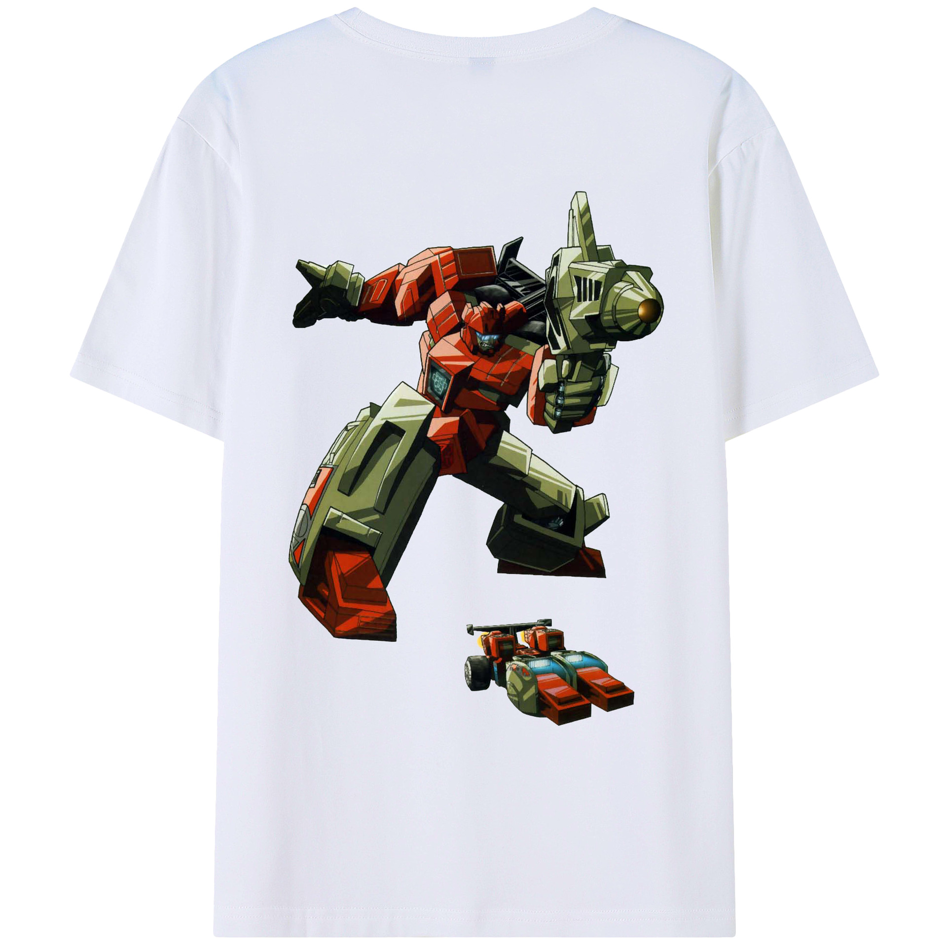 （画像用）  綿100％ メンズ半袖Tシャツ（バックプリント） 通気性