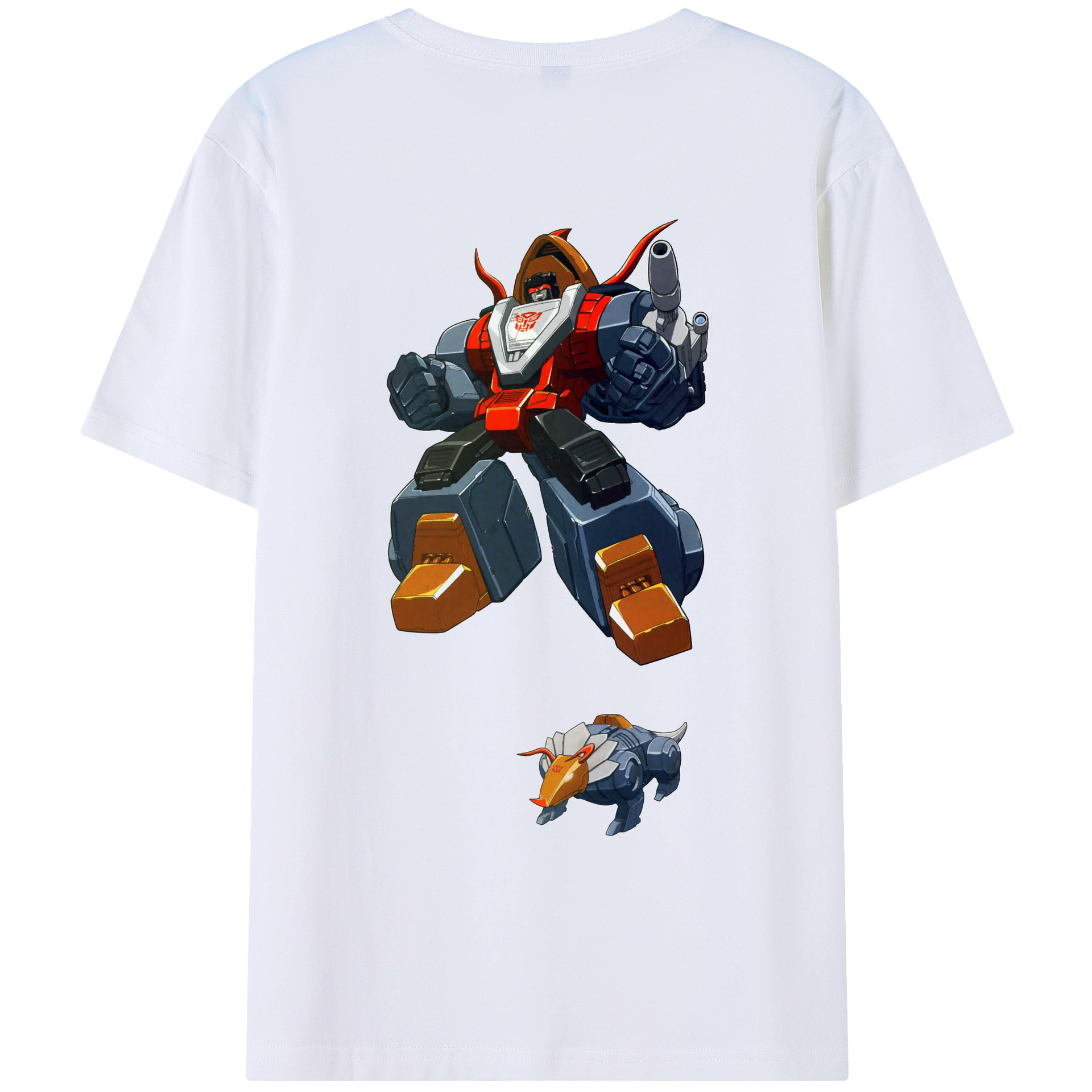 （画像用）  綿100％ メンズ半袖Tシャツ（バックプリント） 通気性