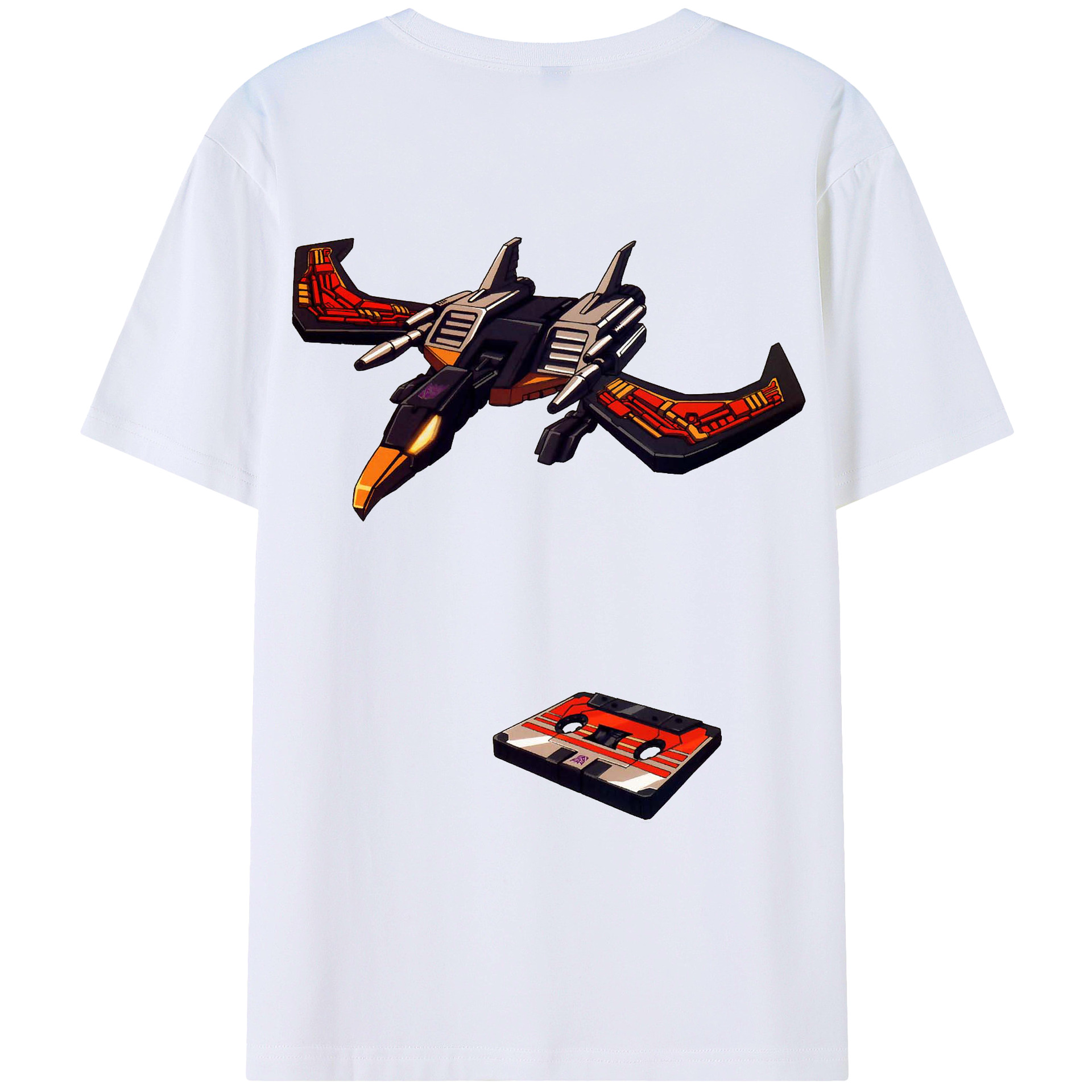 （画像用）  綿100％ メンズ半袖Tシャツ（バックプリント） 通気性