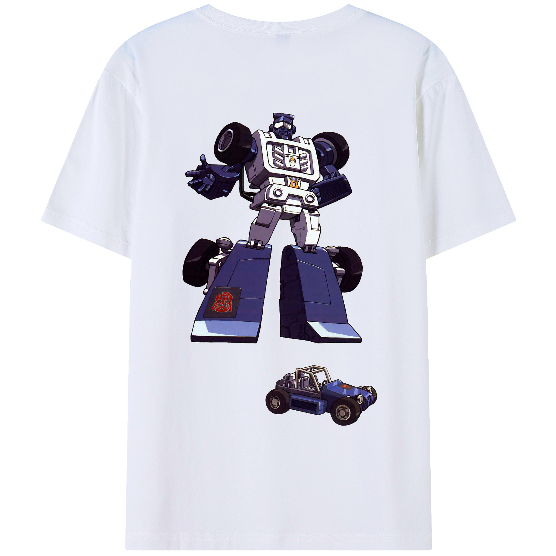 （画像用）  綿100％ メンズ半袖Tシャツ（バックプリント） 通気性
