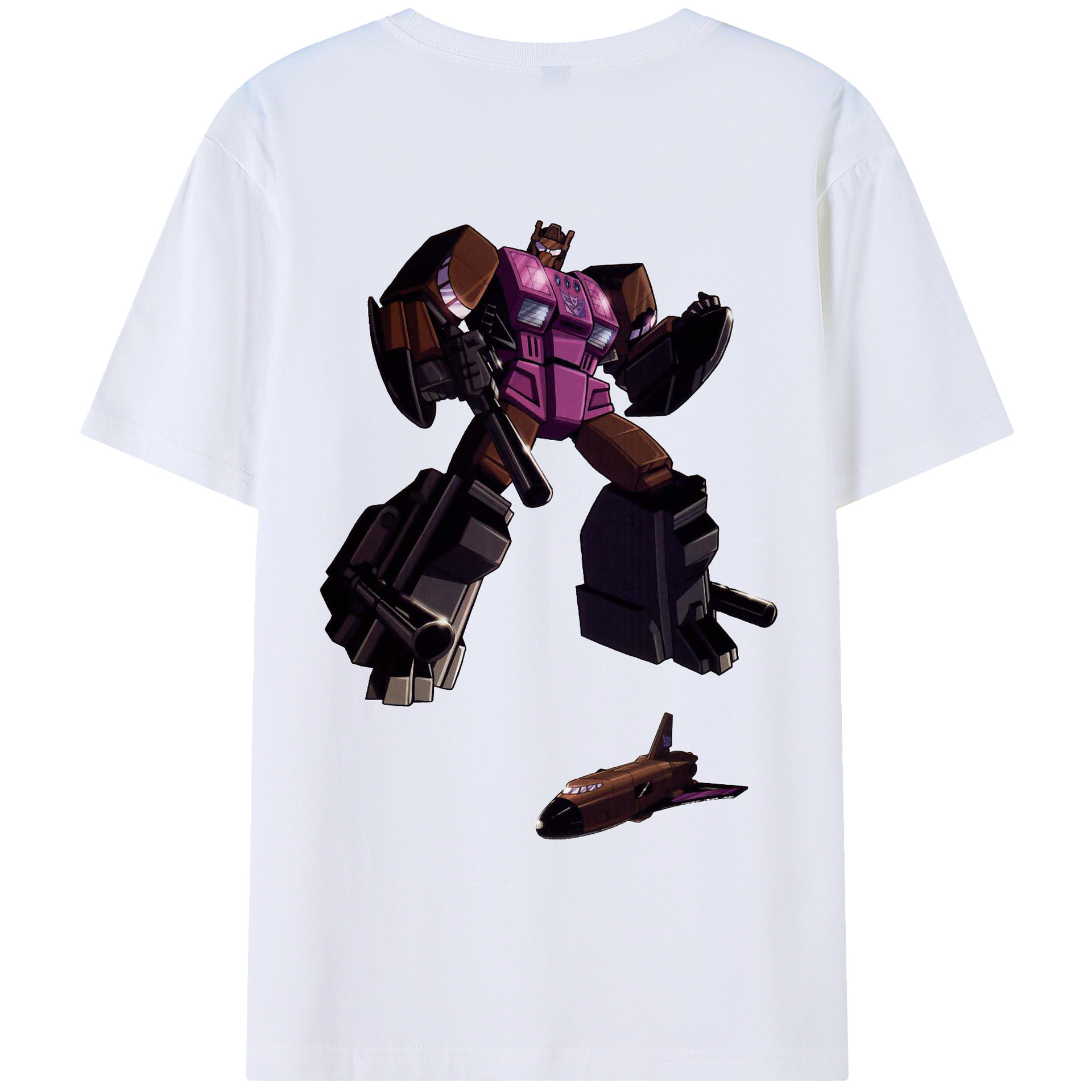 （画像用）  綿100％ メンズ半袖Tシャツ（バックプリント） 通気性