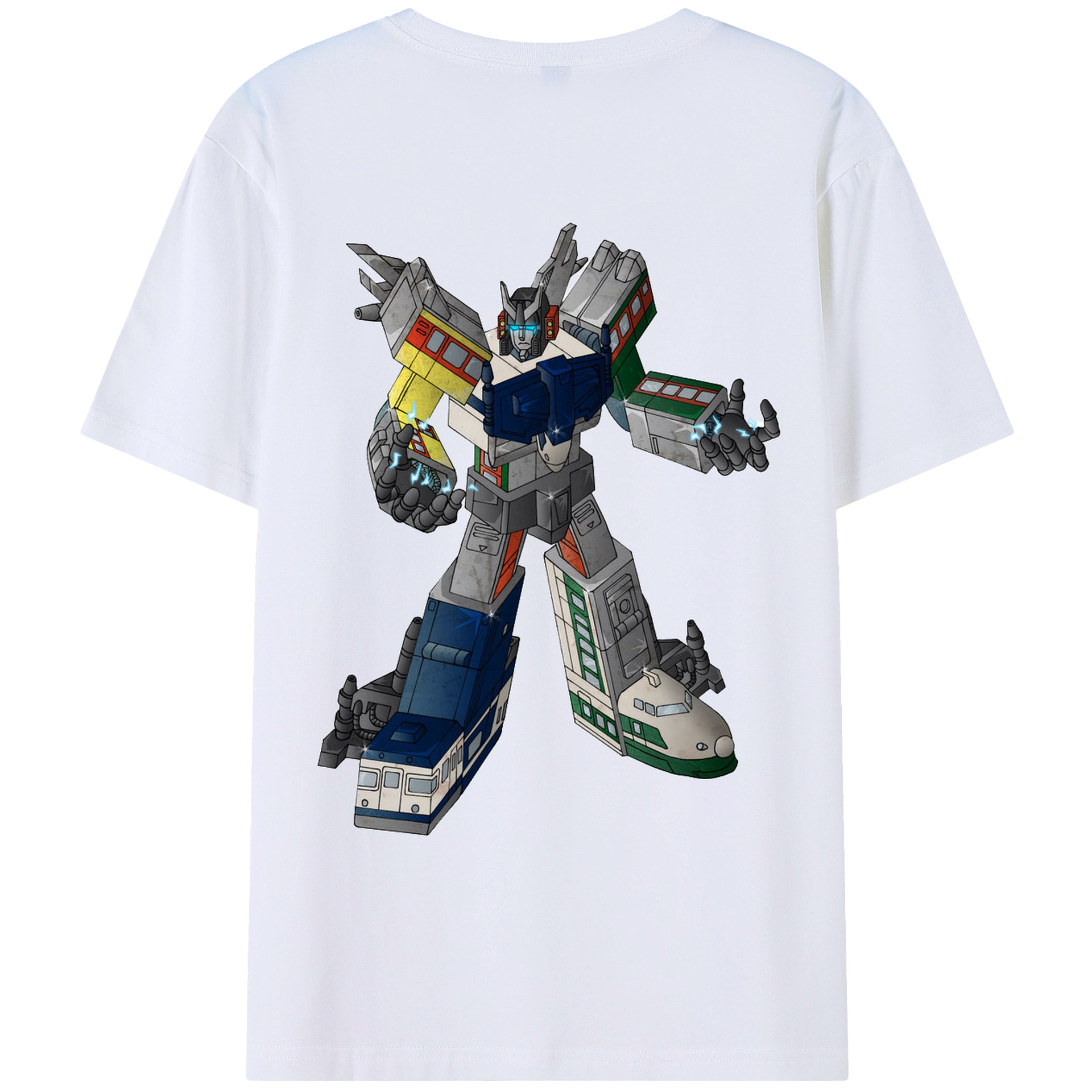 （画像用）  綿100％ メンズ半袖Tシャツ（バックプリント） 通気性