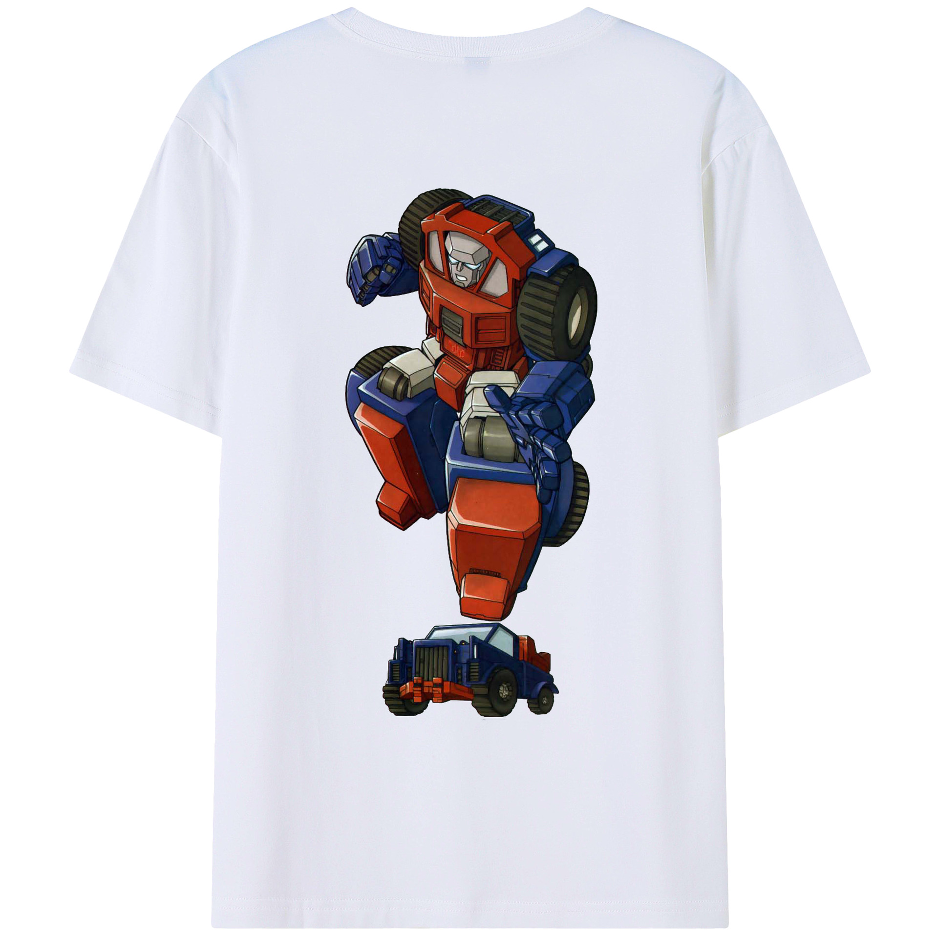（画像用）  綿100％ メンズ半袖Tシャツ（バックプリント） 通気性