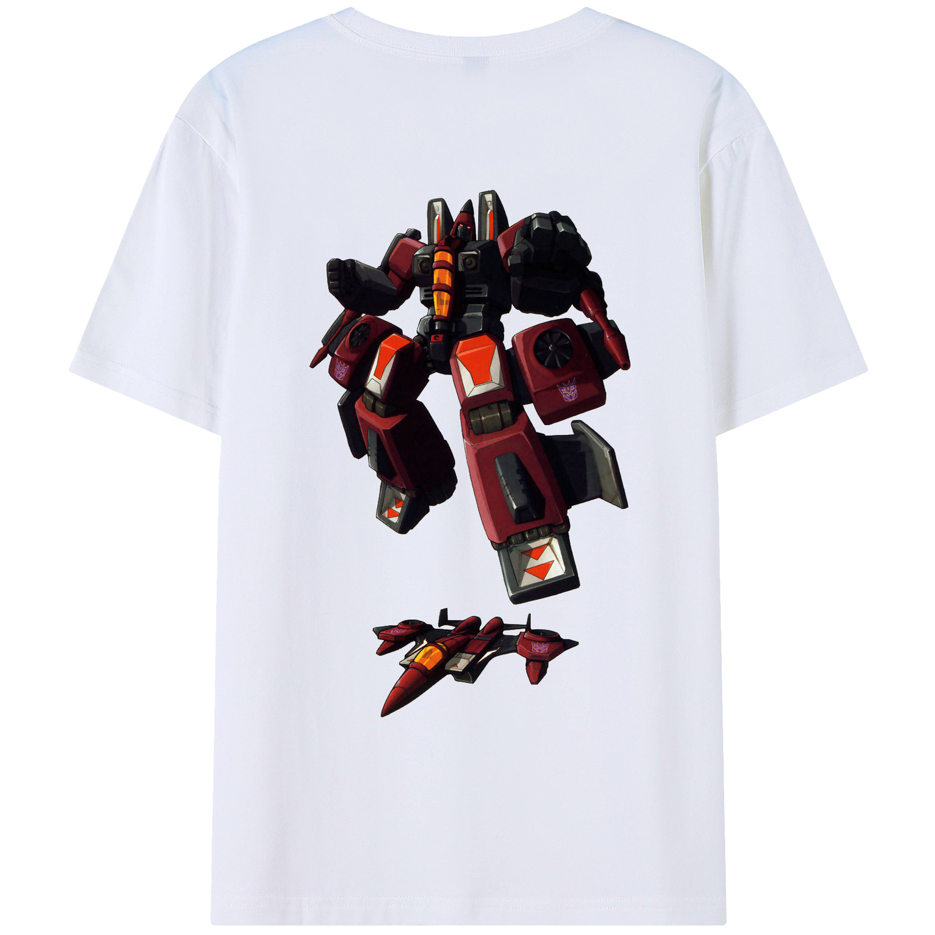 （画像用）  綿100％ メンズ半袖Tシャツ（バックプリント） 通気性