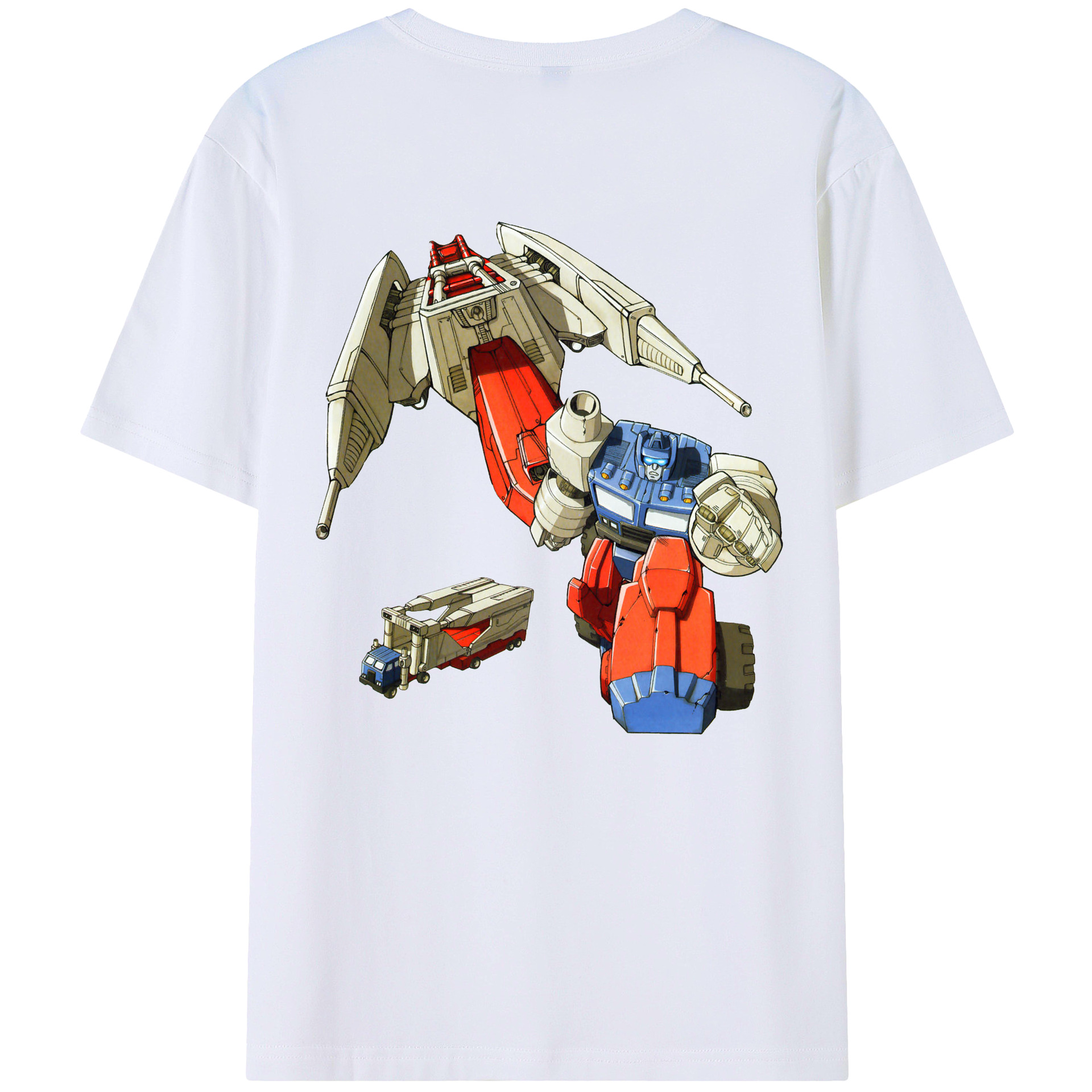 （画像用）  綿100％ メンズ半袖Tシャツ（バックプリント） 通気性