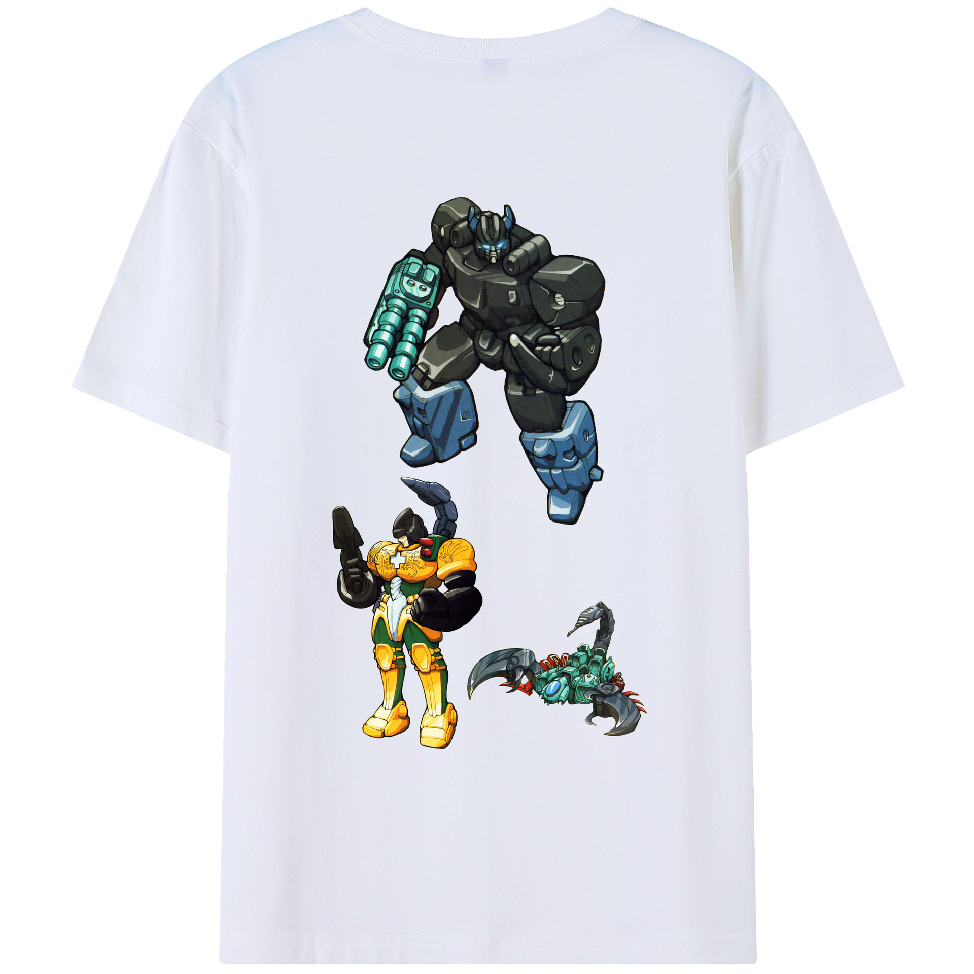 （画像用）  綿100％ メンズ半袖Tシャツ（バックプリント） 通気性