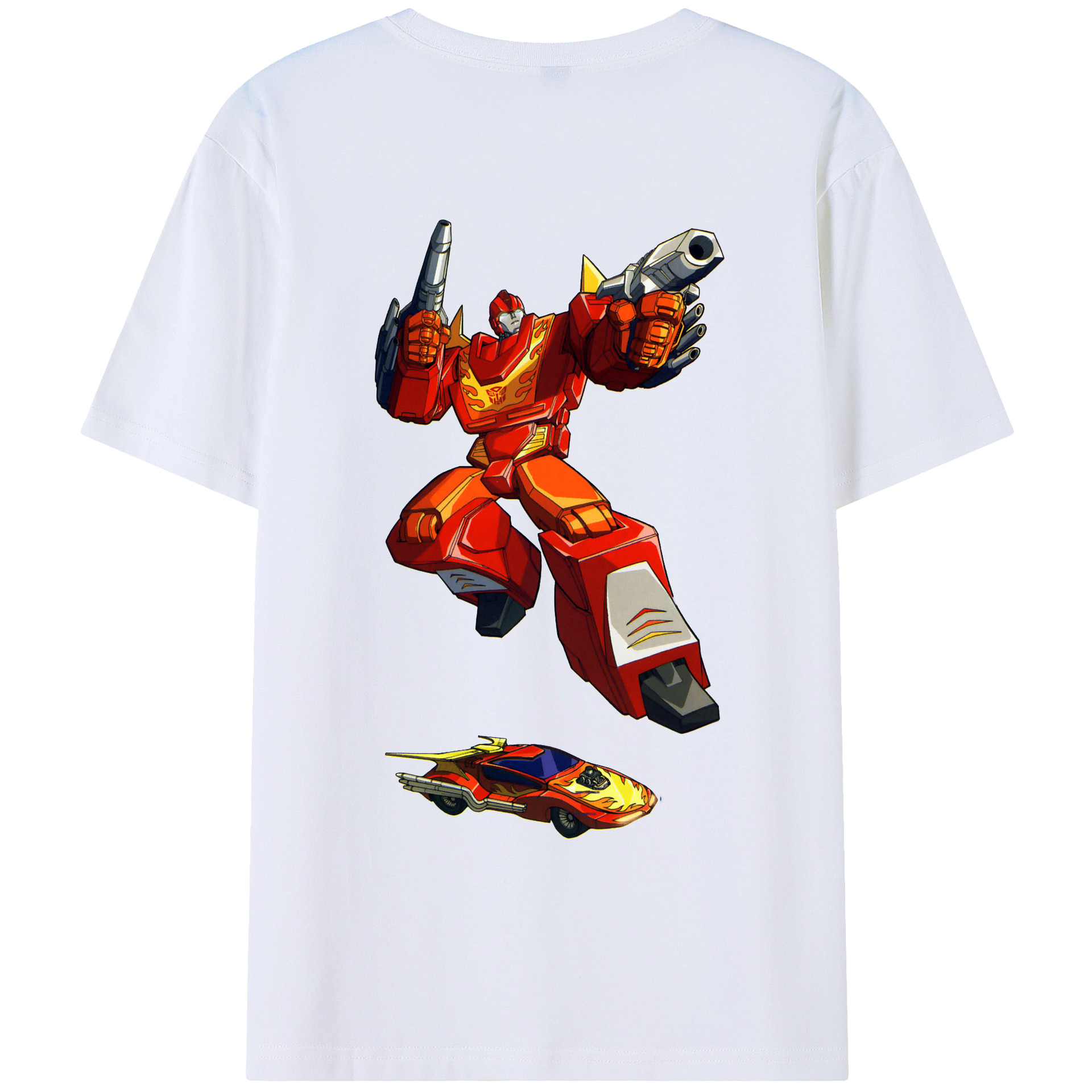 （画像用）  綿100％ メンズ半袖Tシャツ（バックプリント） 通気性