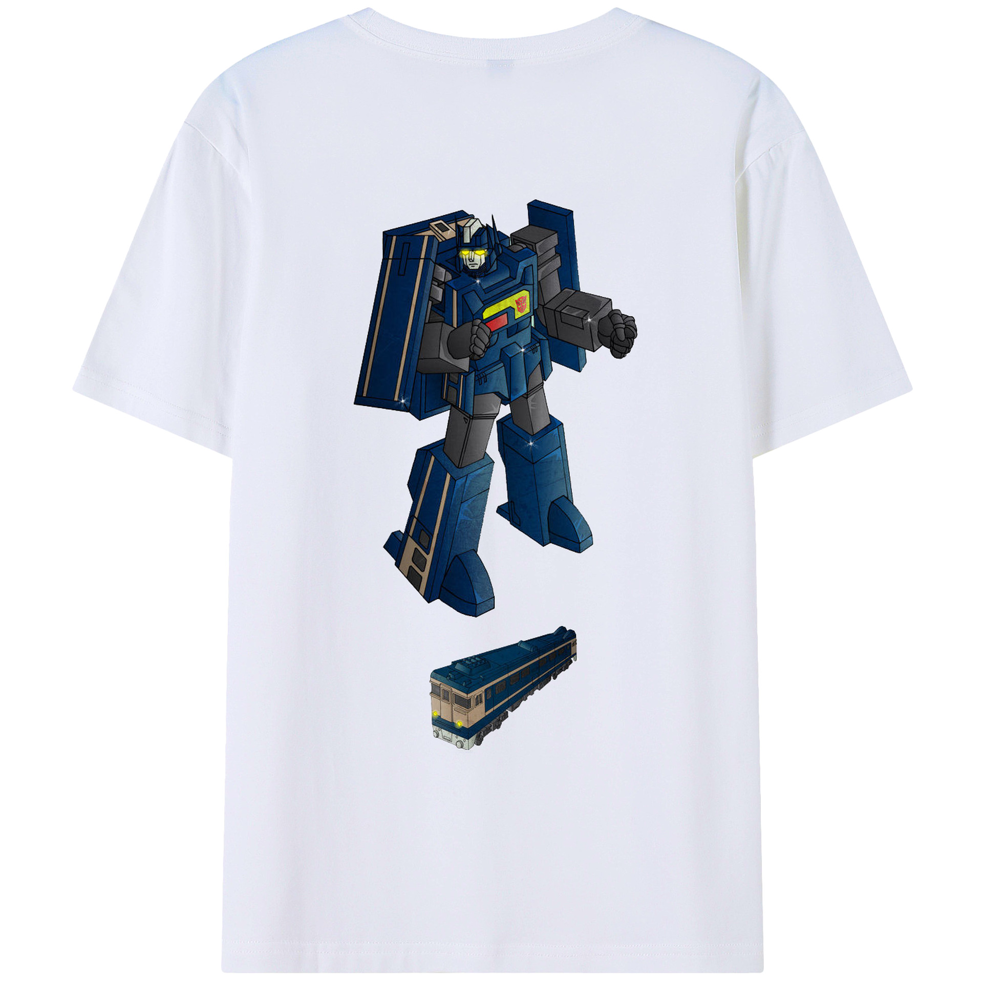 （画像用）  綿100％ メンズ半袖Tシャツ（バックプリント） 通気性