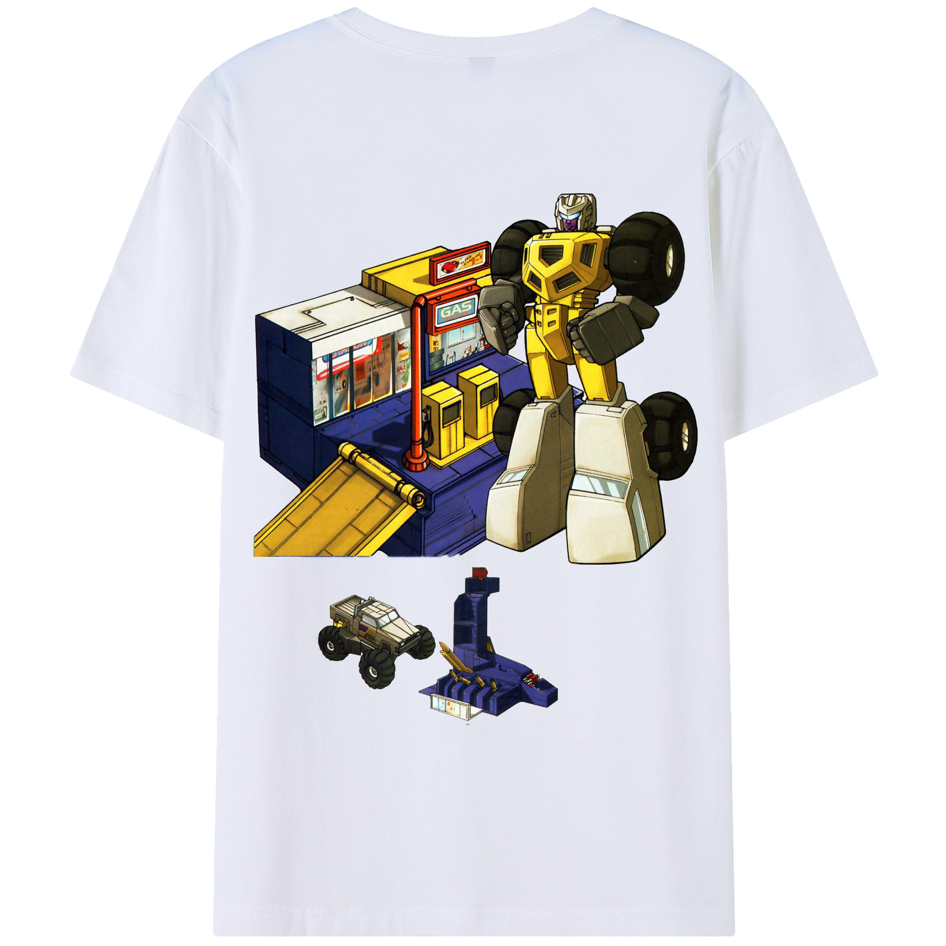 （画像用）  綿100％ メンズ半袖Tシャツ（バックプリント） 通気性