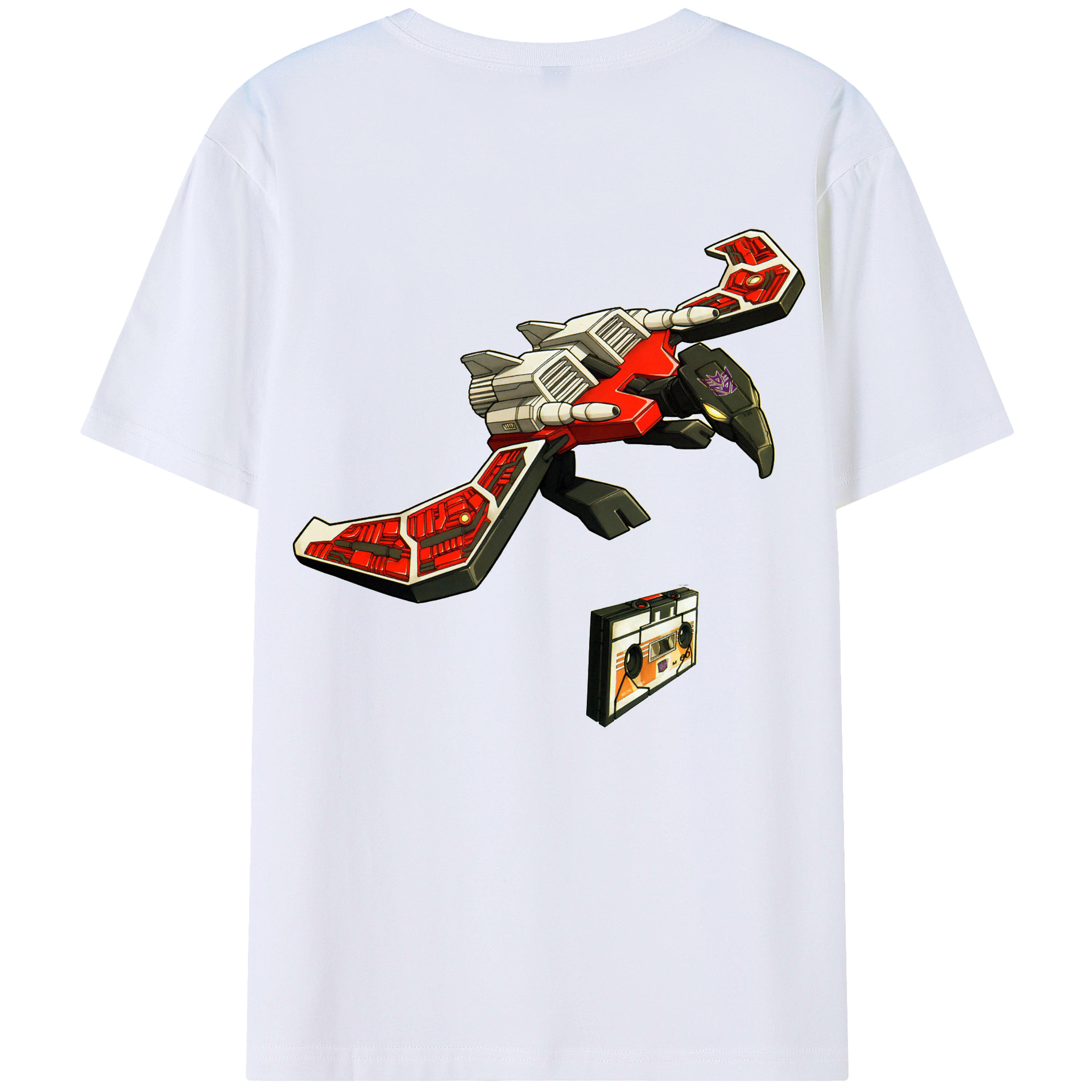 （画像用）  綿100％ メンズ半袖Tシャツ（バックプリント） 通気性
