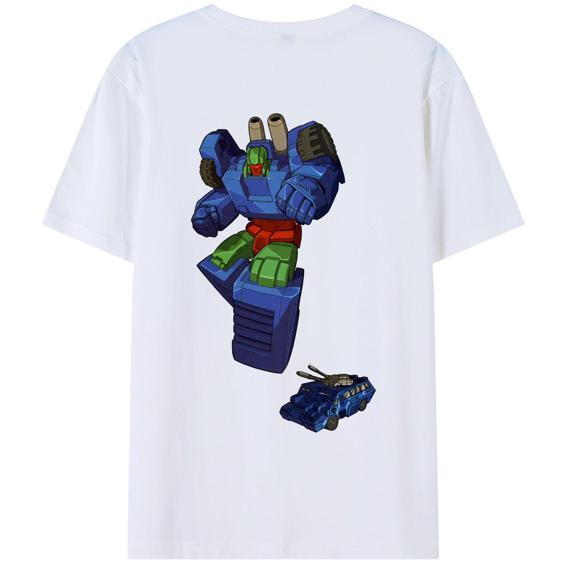 （画像用）  綿100％ メンズ半袖Tシャツ（バックプリント） 通気性