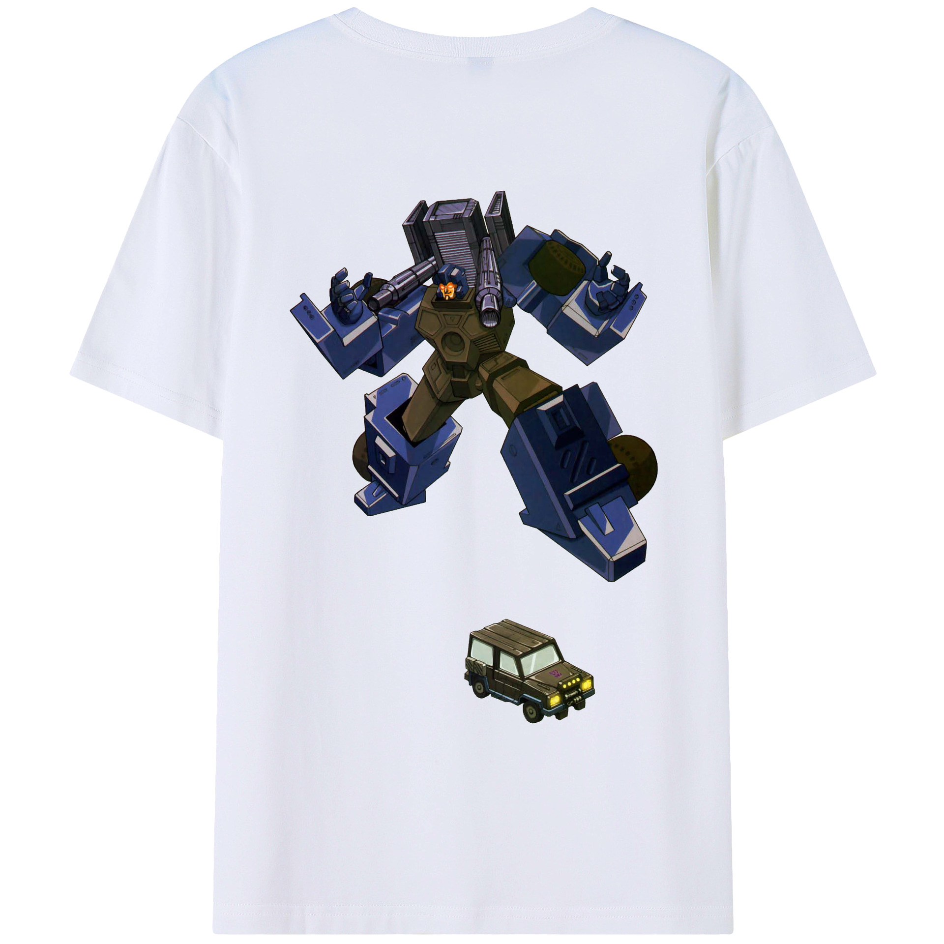 （画像用）  綿100％ メンズ半袖Tシャツ（バックプリント） 通気性
