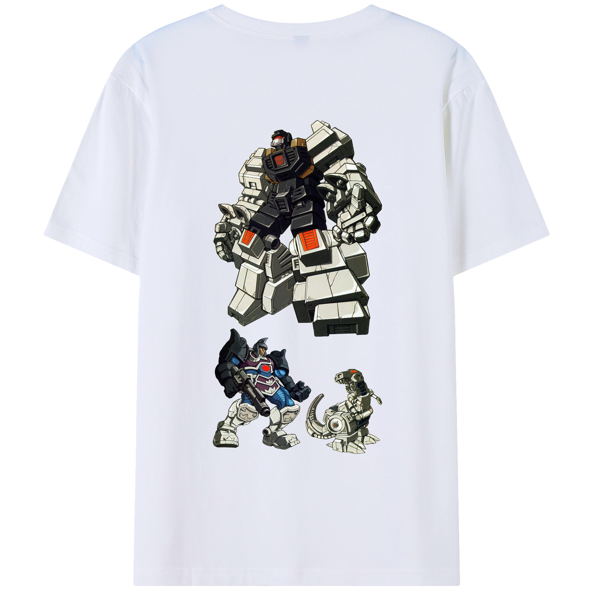 （画像用）  綿100％ メンズ半袖Tシャツ（バックプリント） 通気性