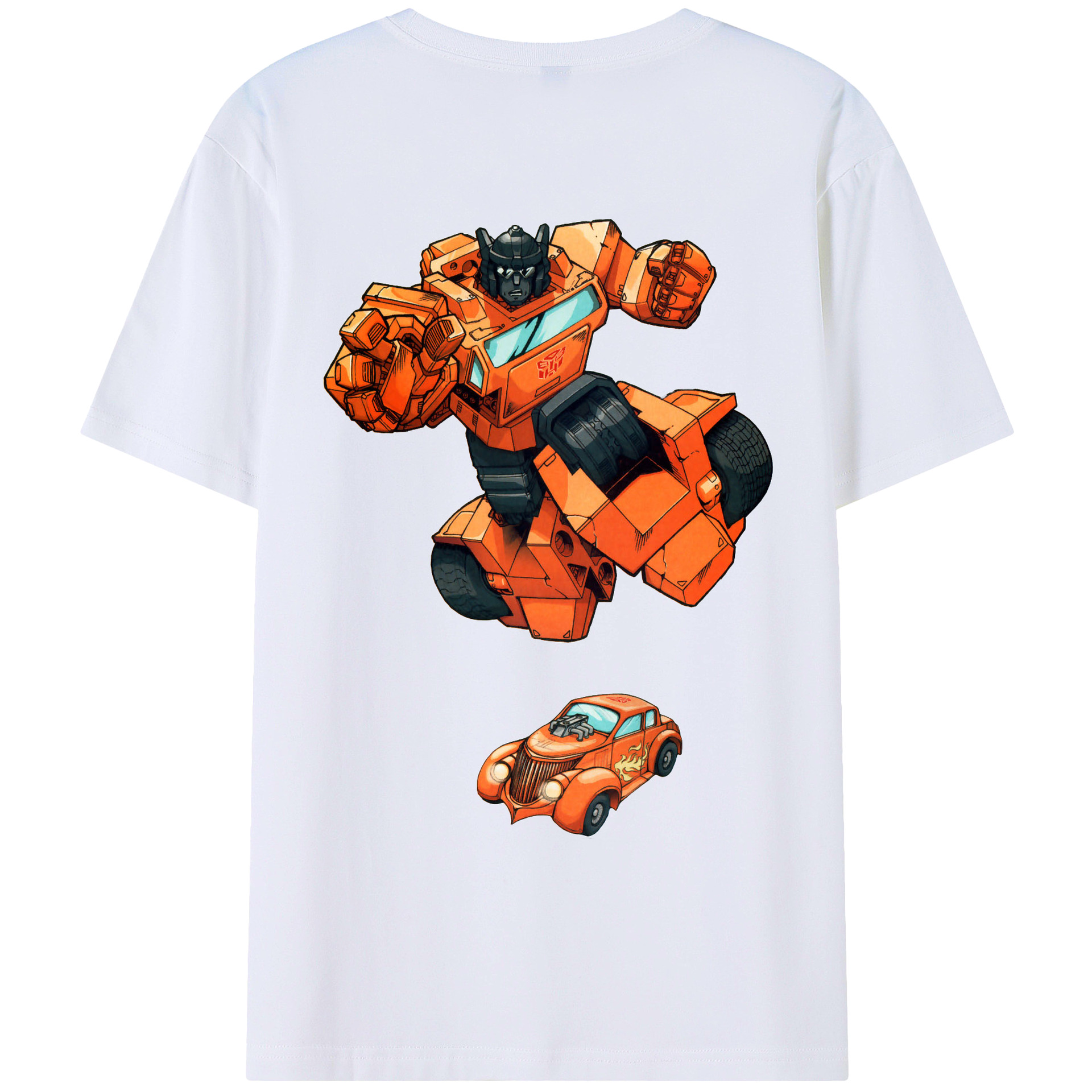 （画像用）  綿100％ メンズ半袖Tシャツ（バックプリント） 通気性
