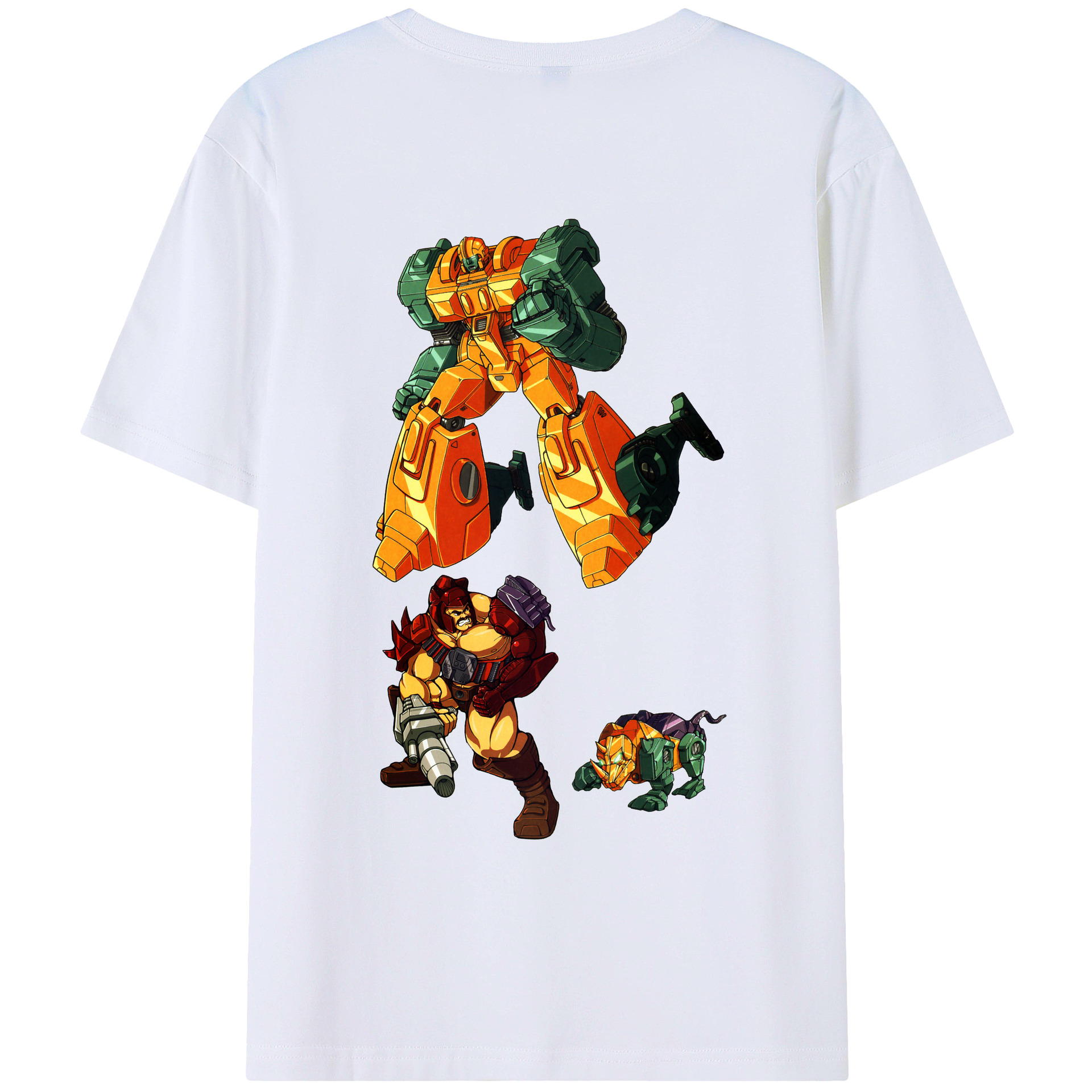 （画像用）  綿100％ メンズ半袖Tシャツ（バックプリント） 通気性