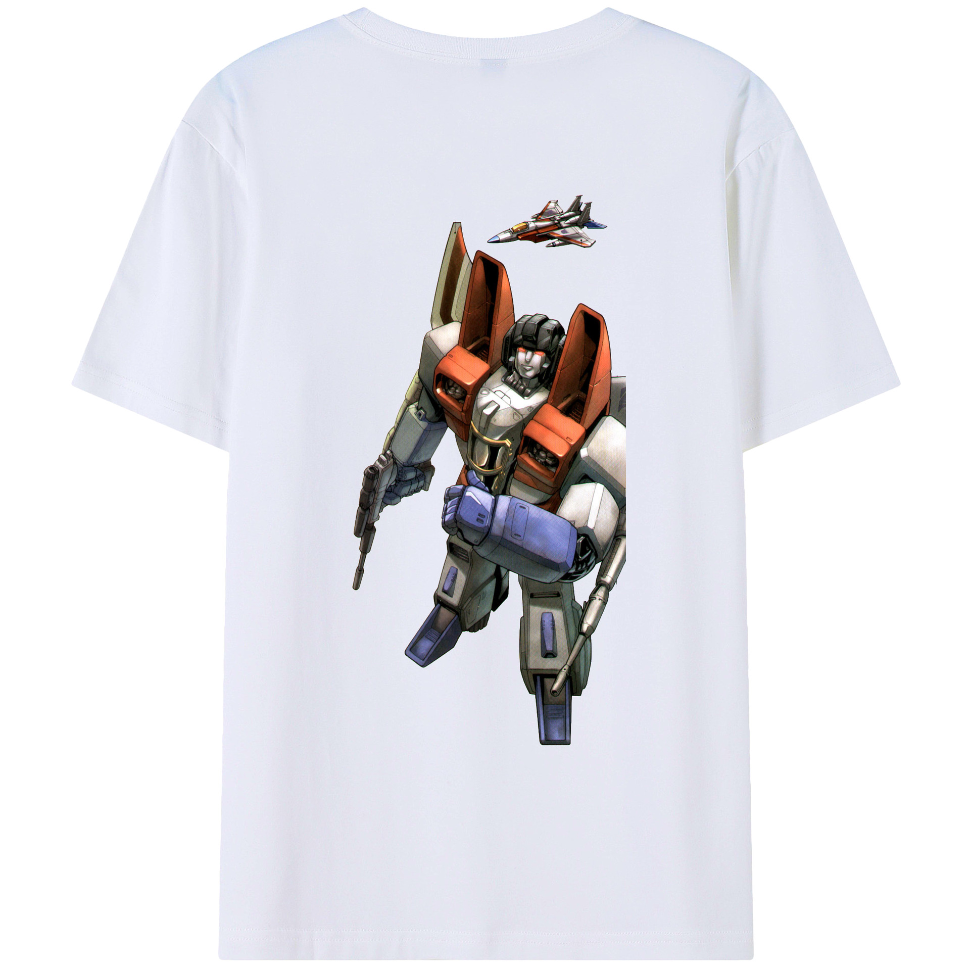 （画像用）  綿100％ メンズ半袖Tシャツ（バックプリント） 通気性