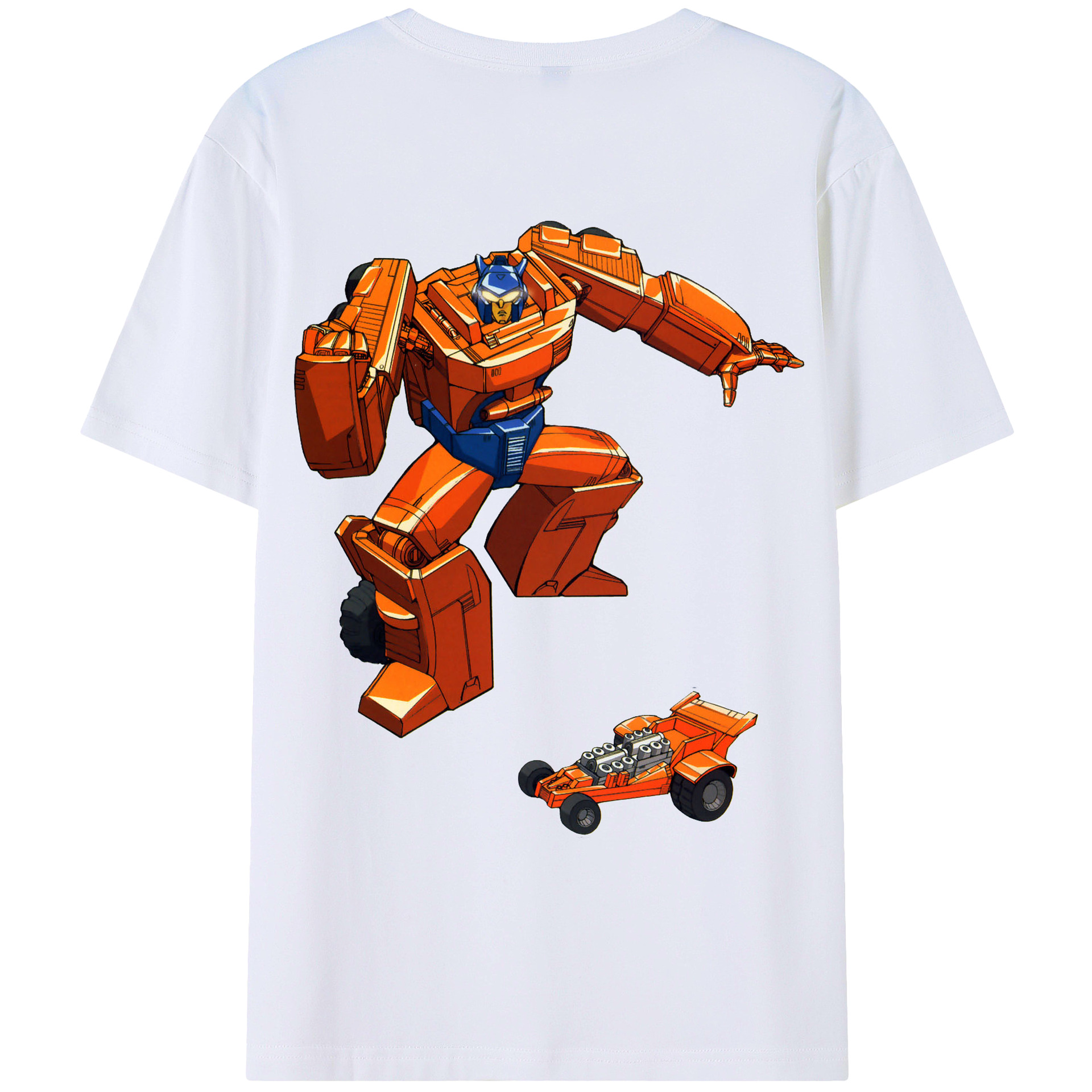 （画像用）  綿100％ メンズ半袖Tシャツ（バックプリント） 通気性