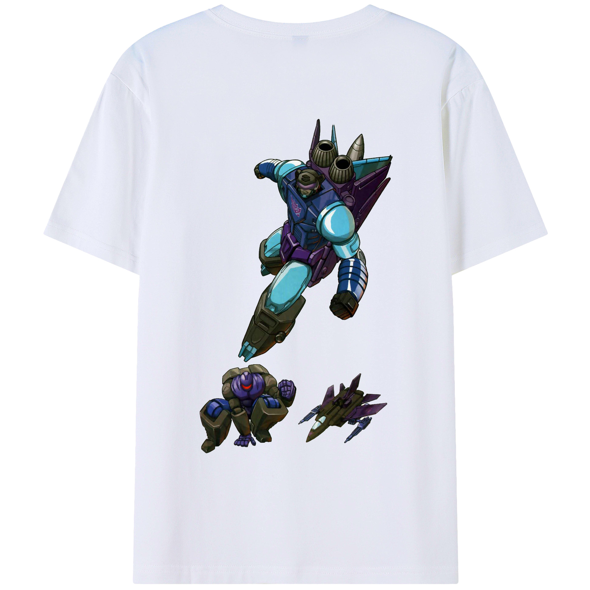 （画像用）  綿100％ メンズ半袖Tシャツ（バックプリント） 通気性