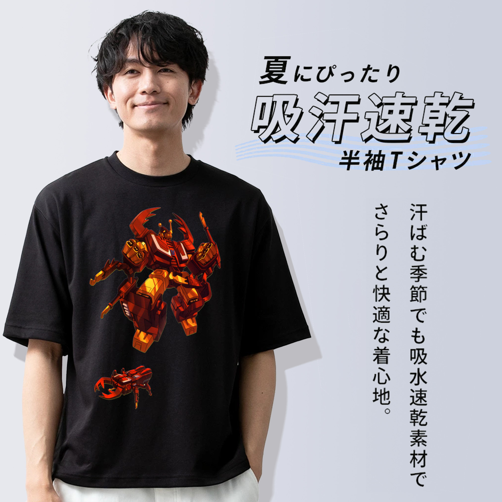  綿100％ メンズ半袖Tシャツ｜肌触りやわらか＆通気性