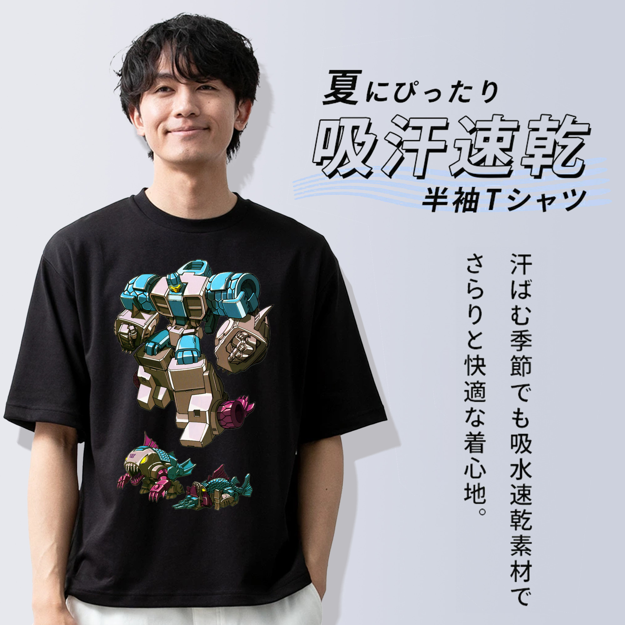  綿100％ メンズ半袖Tシャツ｜肌触りやわらか＆通気性