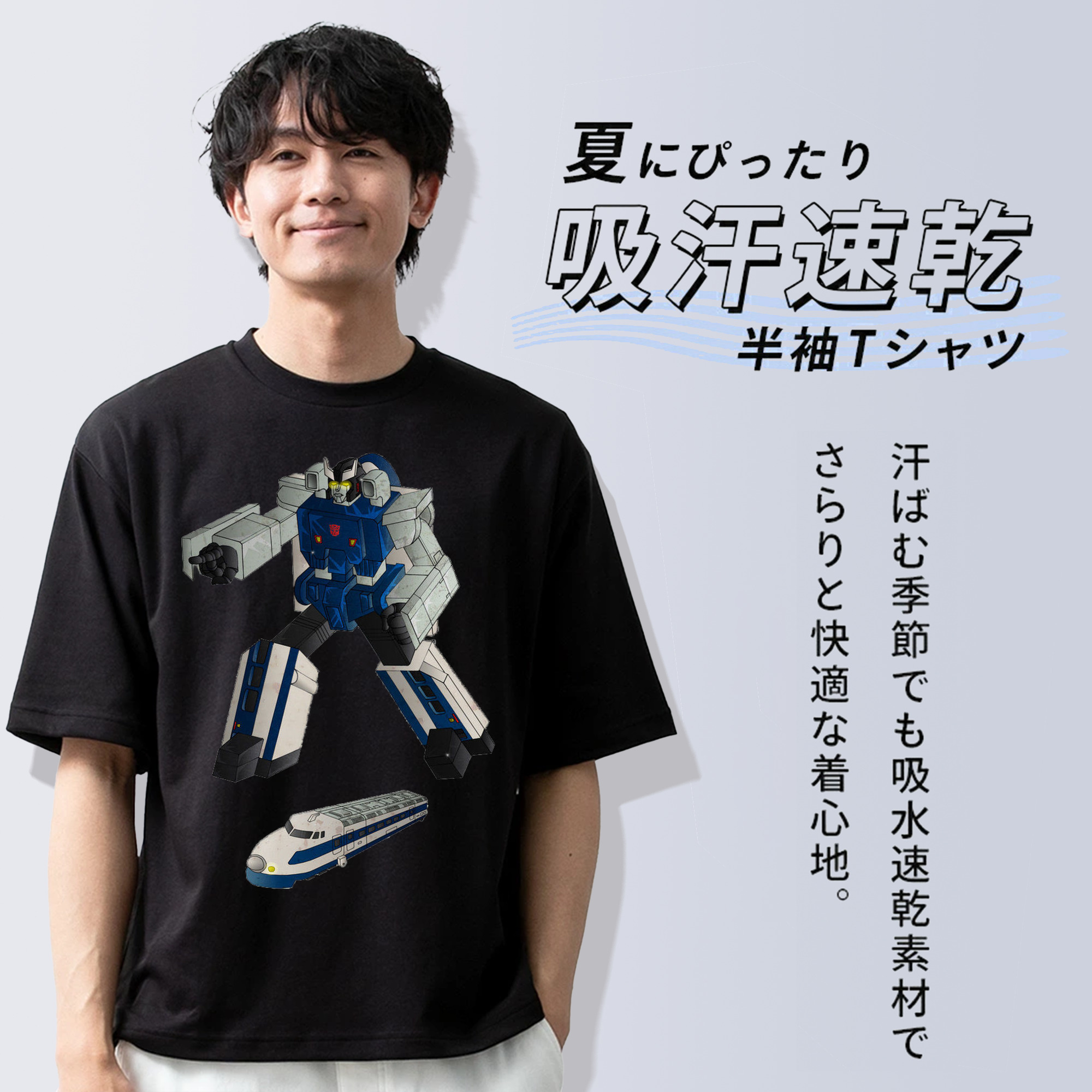  綿100％ メンズ半袖Tシャツ｜肌触りやわらか＆通気性