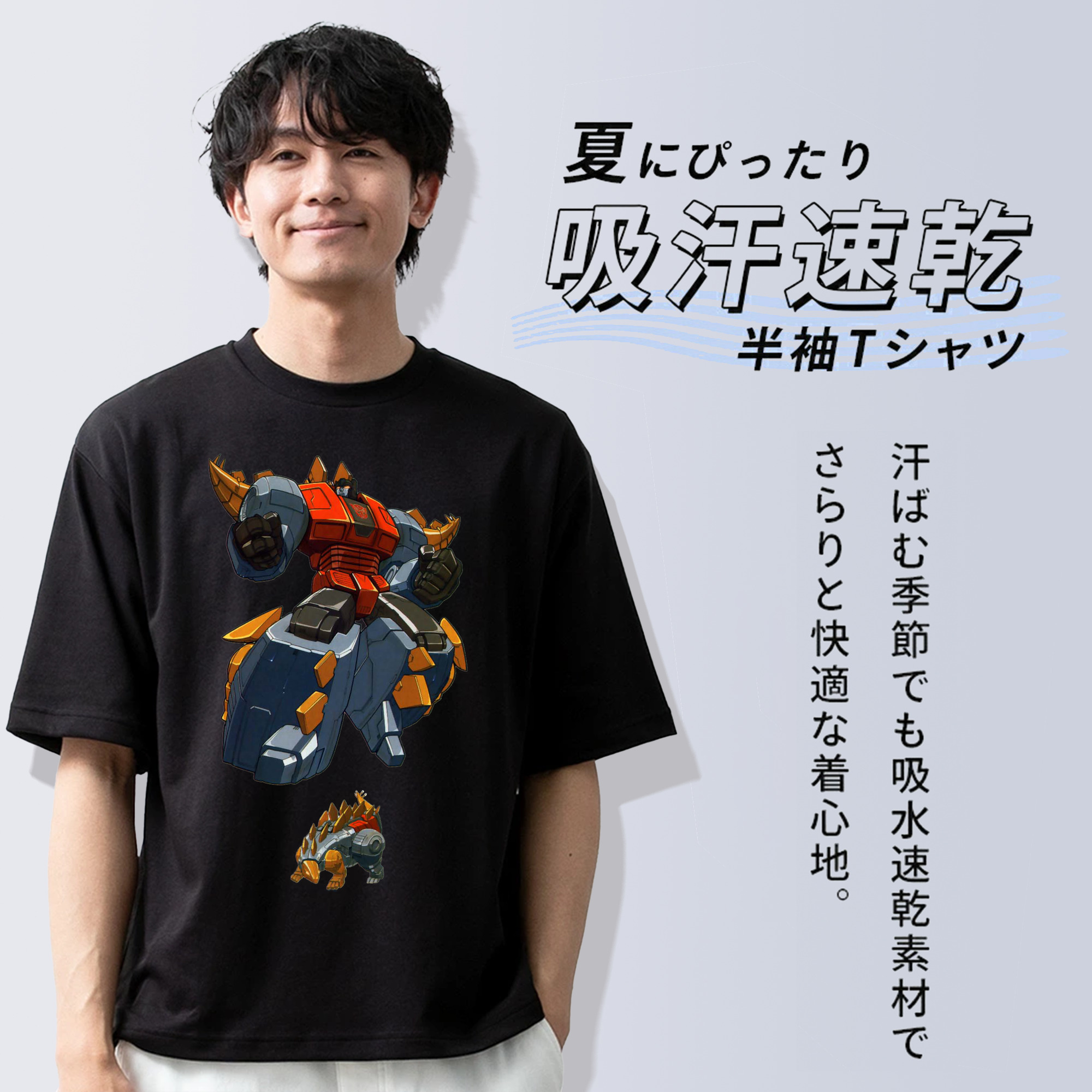  綿100％ メンズ半袖Tシャツ｜肌触りやわらか＆通気性