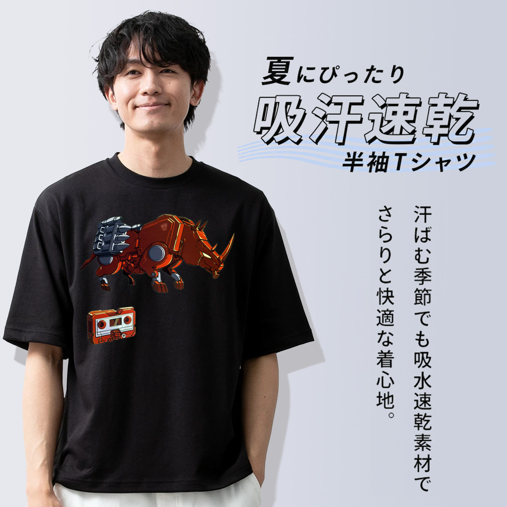  綿100％ メンズ半袖Tシャツ｜肌触りやわらか＆通気性