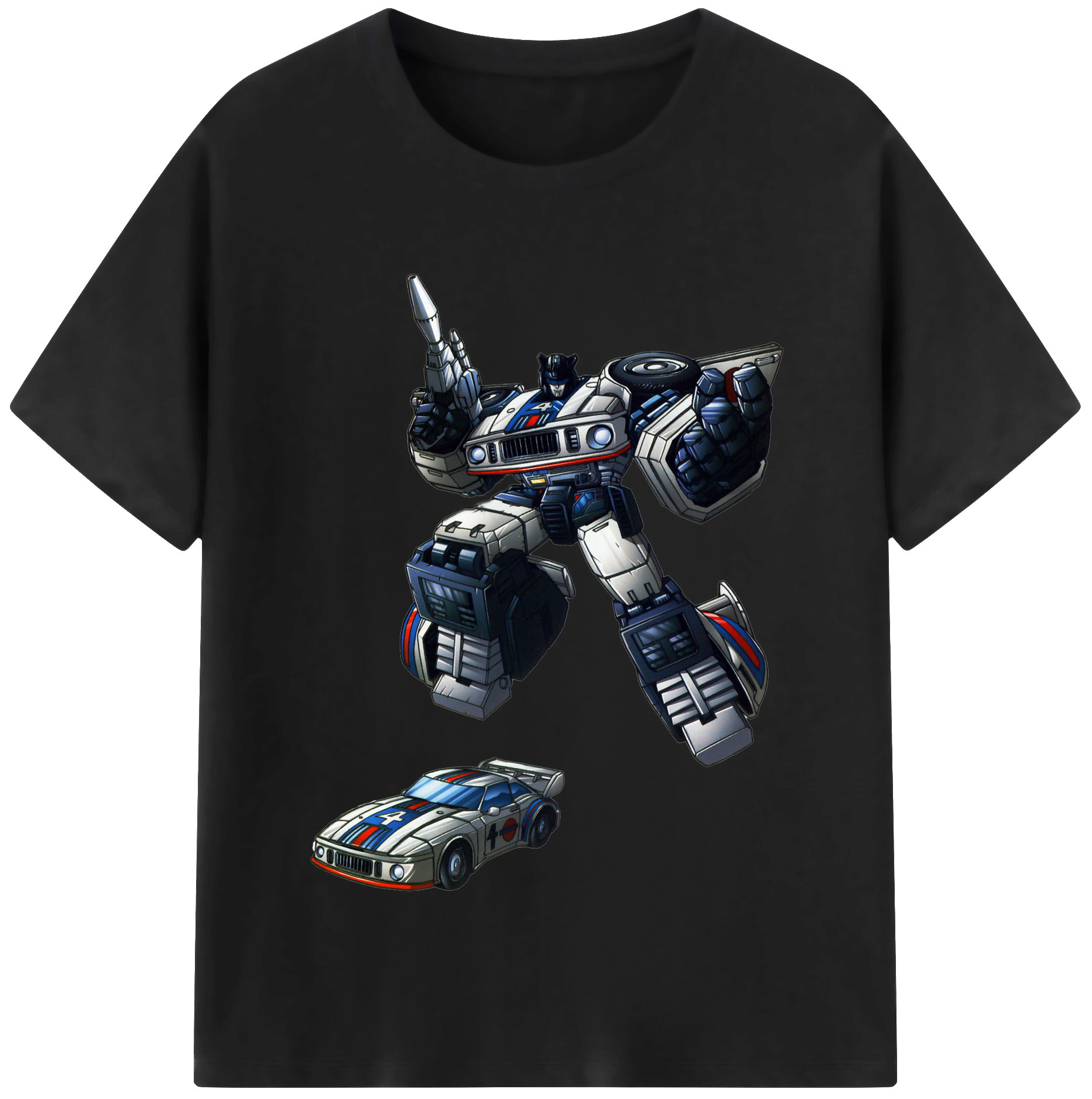（画像用）  レディースカジュアルプリントTシャツ（綿100％）