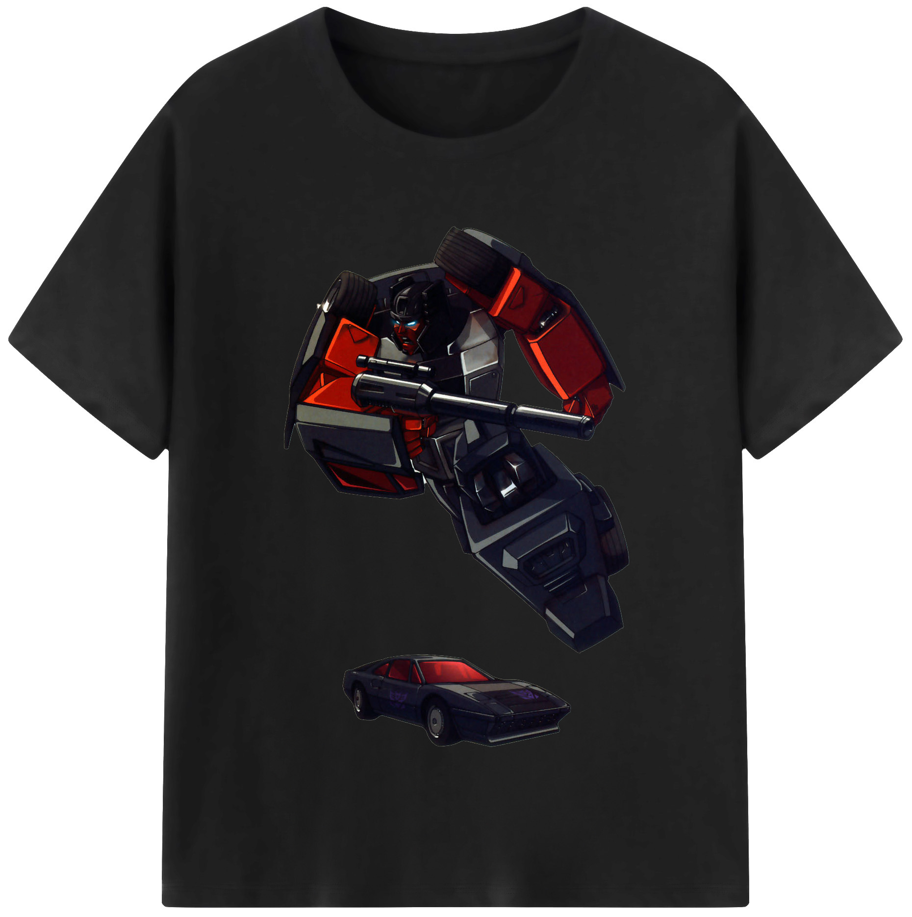 （画像用）  レディースカジュアルプリントTシャツ（綿100％）