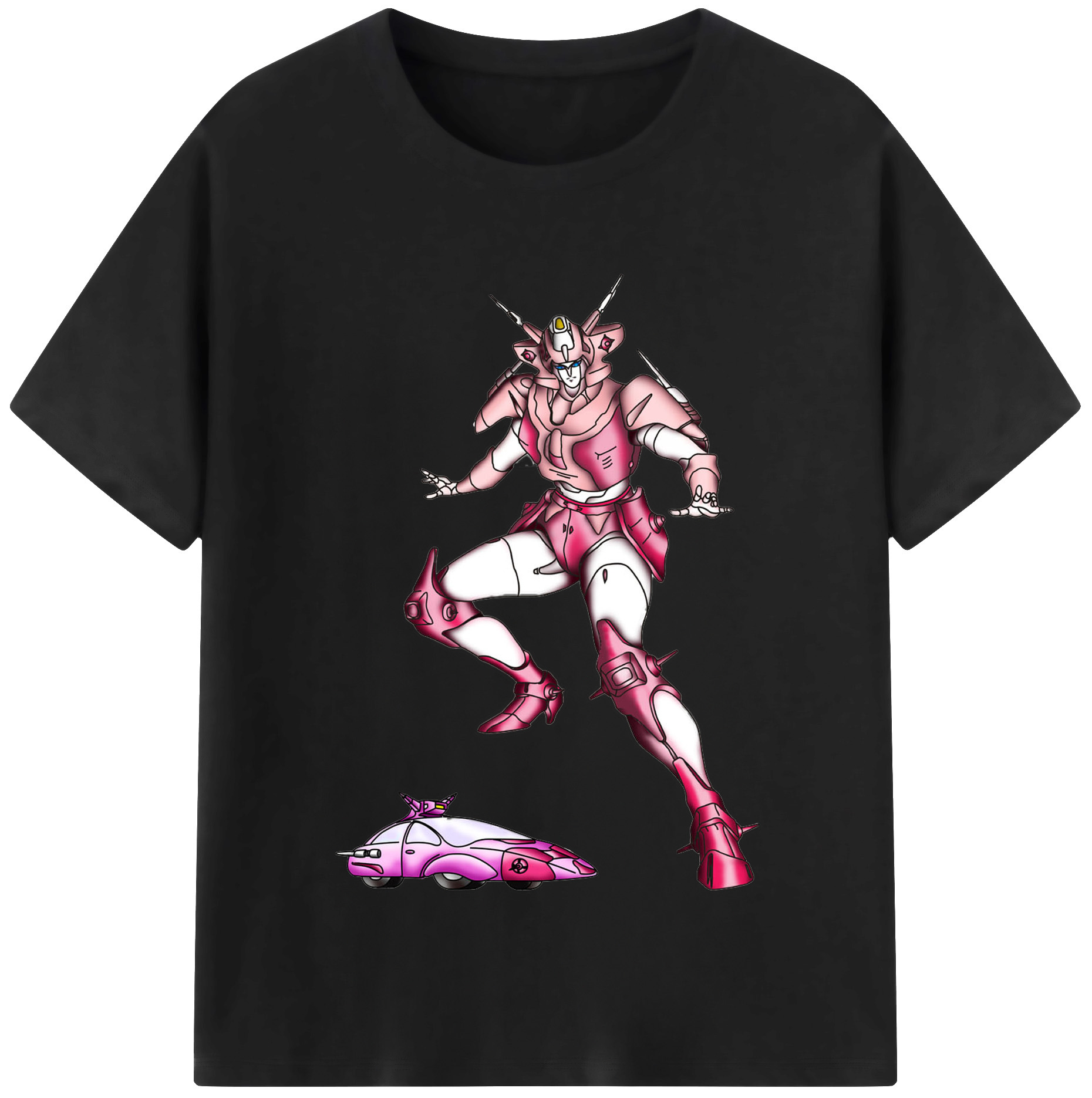 （画像用）  レディースカジュアルプリントTシャツ（綿100％）