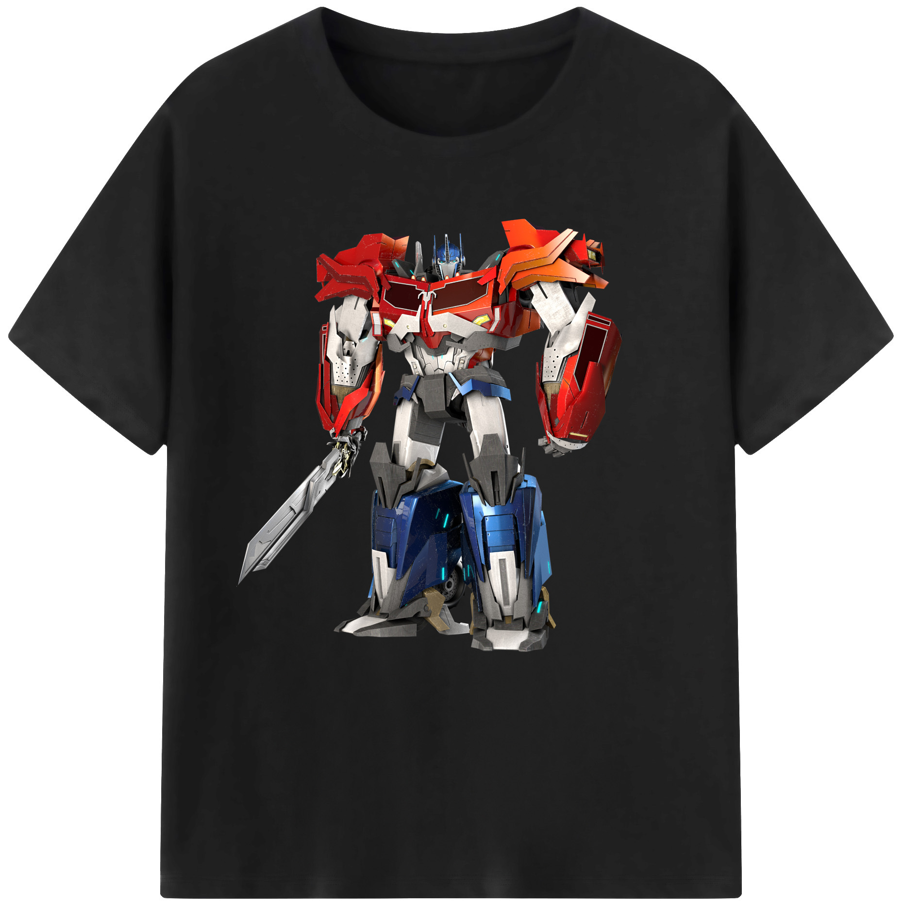 （画像用）  レディースカジュアルプリントTシャツ（綿100％）