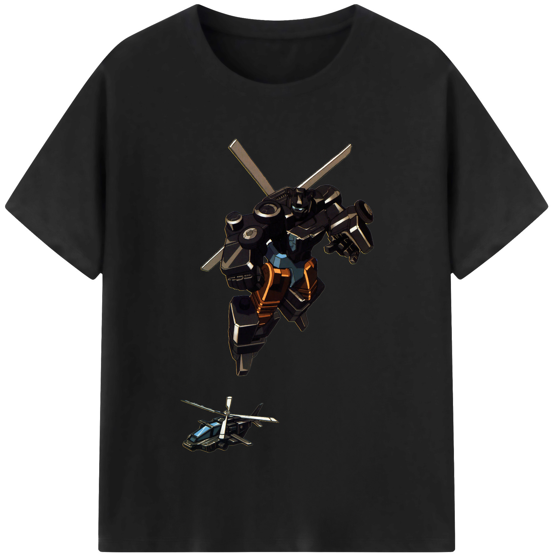 （画像用）  レディースカジュアルプリントTシャツ（綿100％）