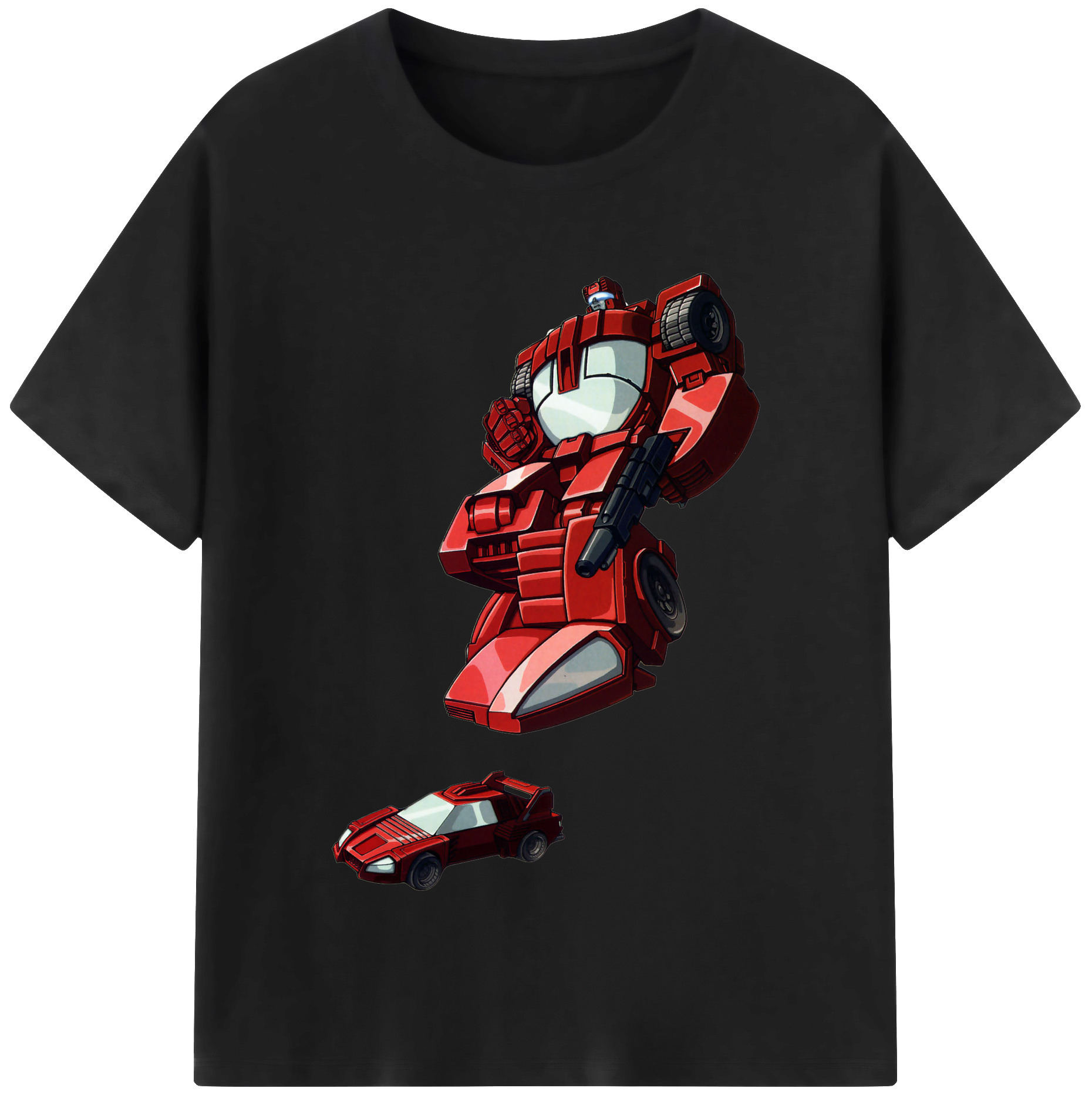 （画像用）  レディースカジュアルプリントTシャツ（綿100％）