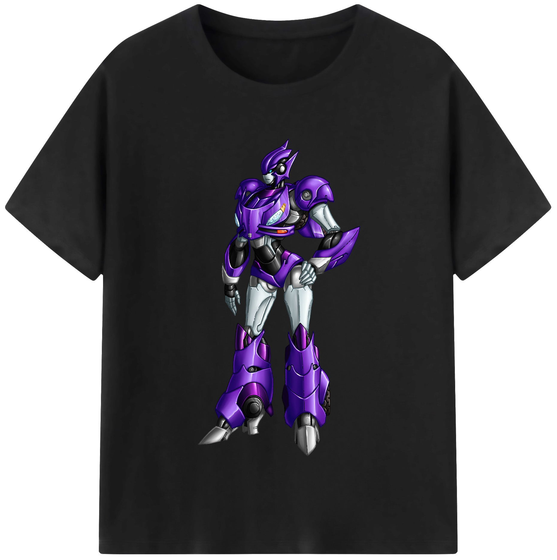 （画像用）  レディースカジュアルプリントTシャツ（綿100％）