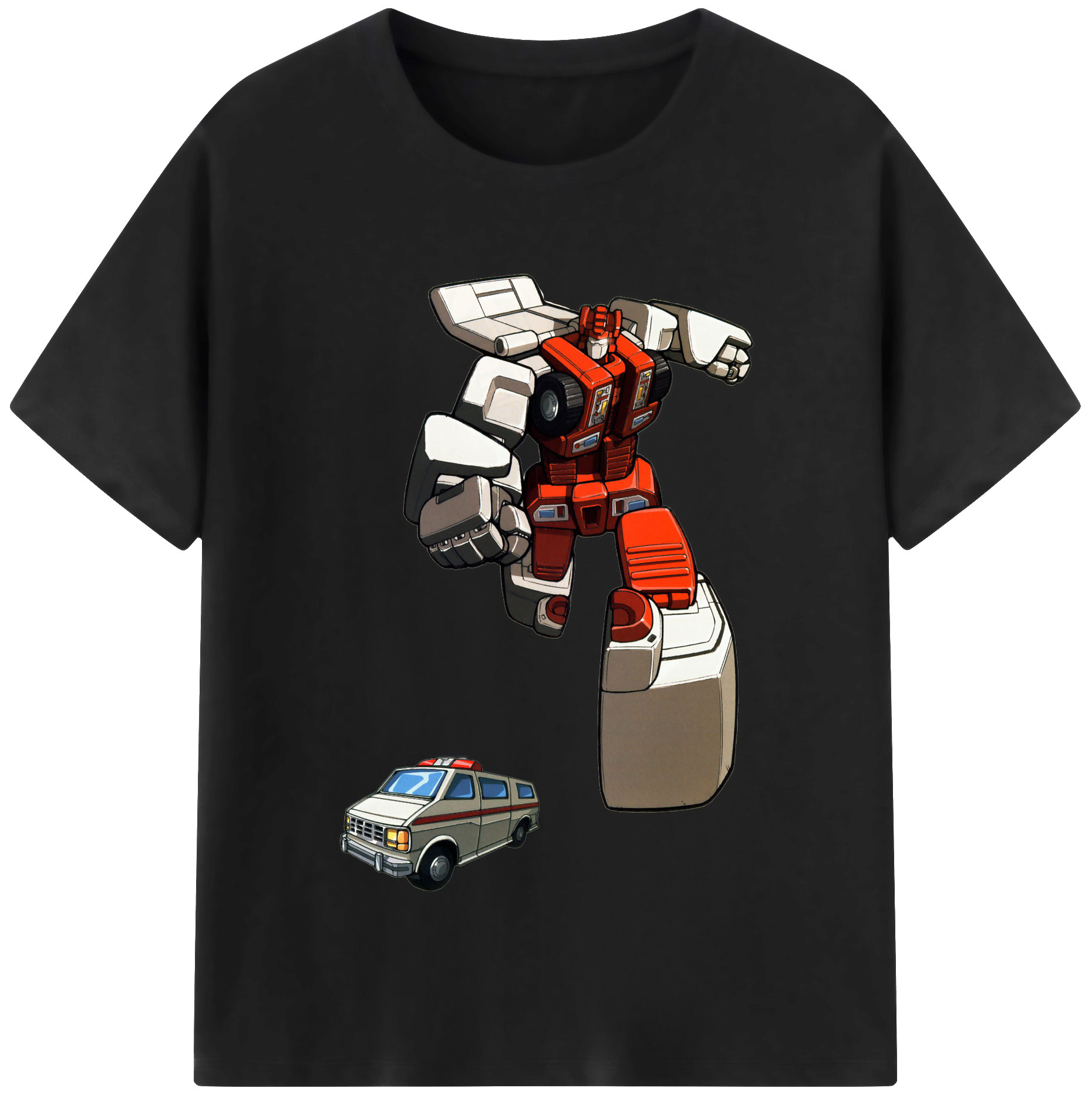 （画像用）  レディースカジュアルプリントTシャツ（綿100％）