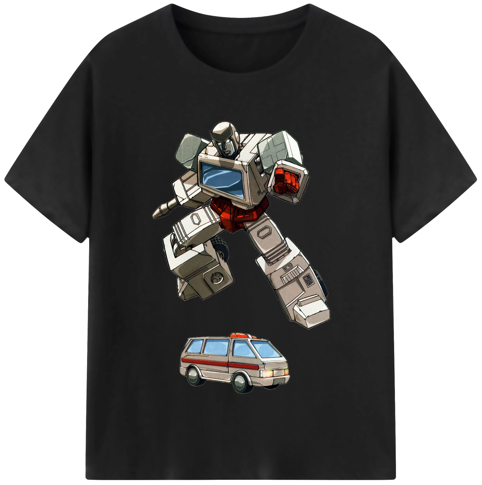 （画像用）  レディースカジュアルプリントTシャツ（綿100％）