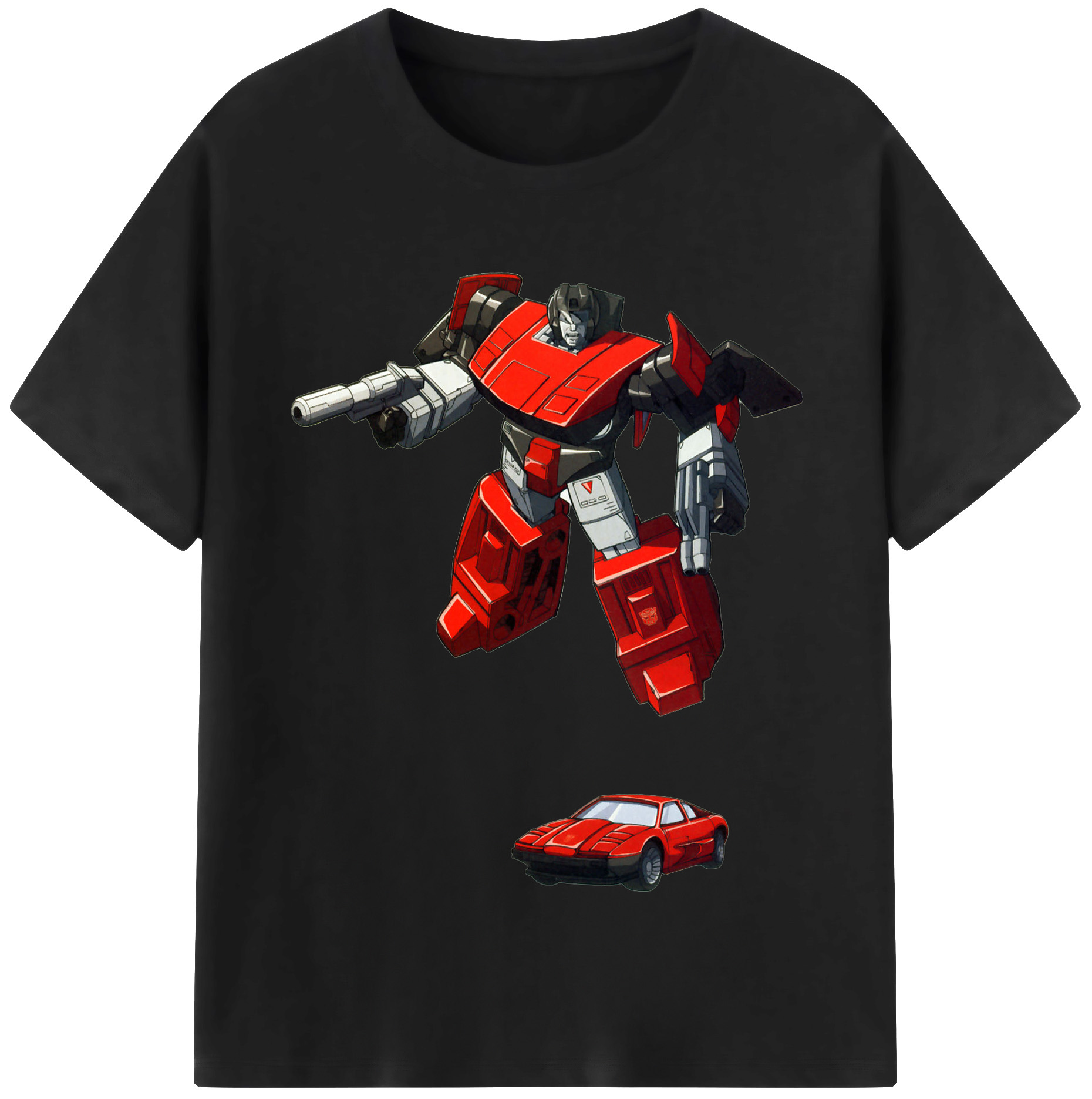 （画像用）  レディースカジュアルプリントTシャツ（綿100％）