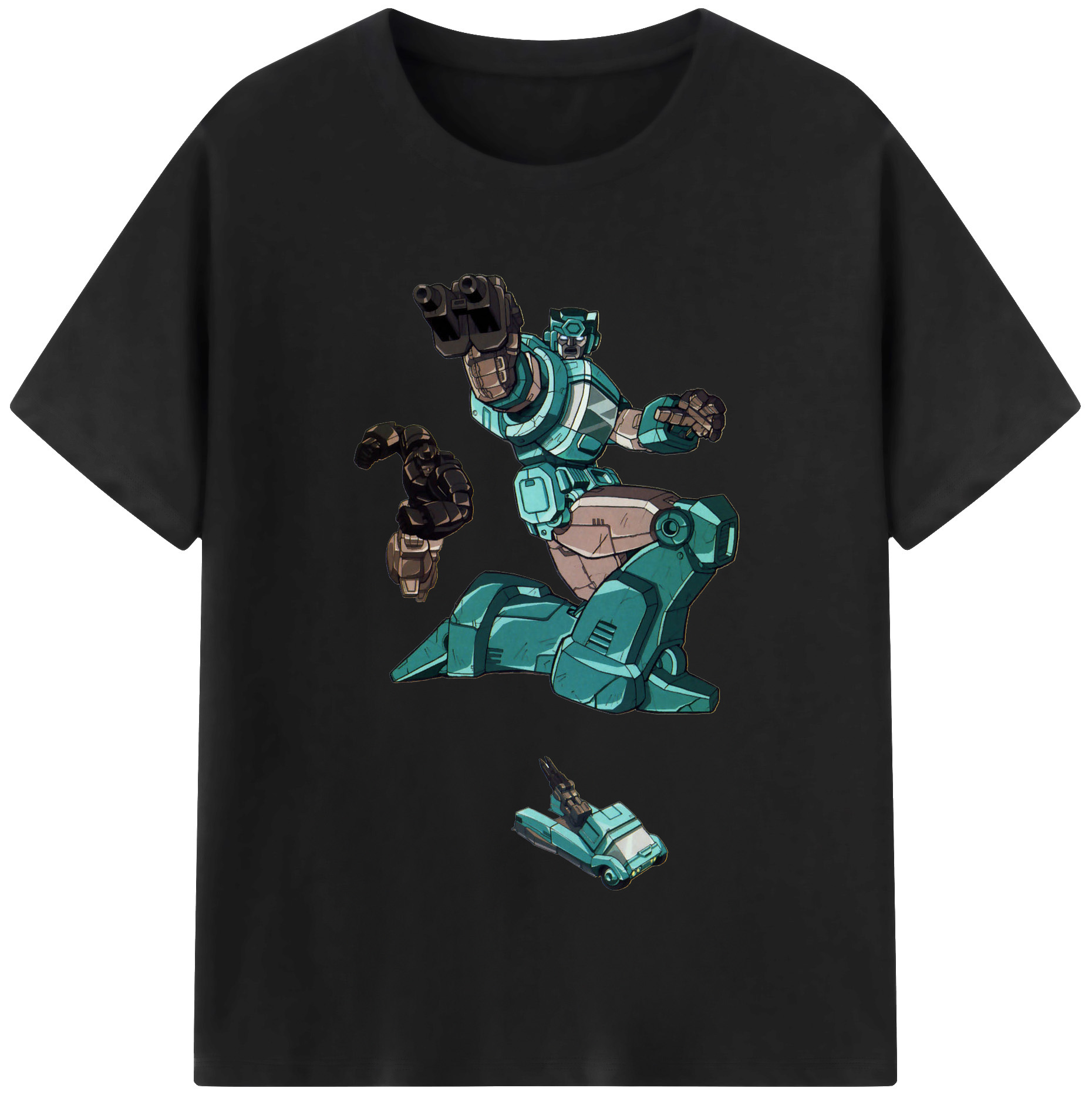 （画像用）  レディースカジュアルプリントTシャツ（綿100％）