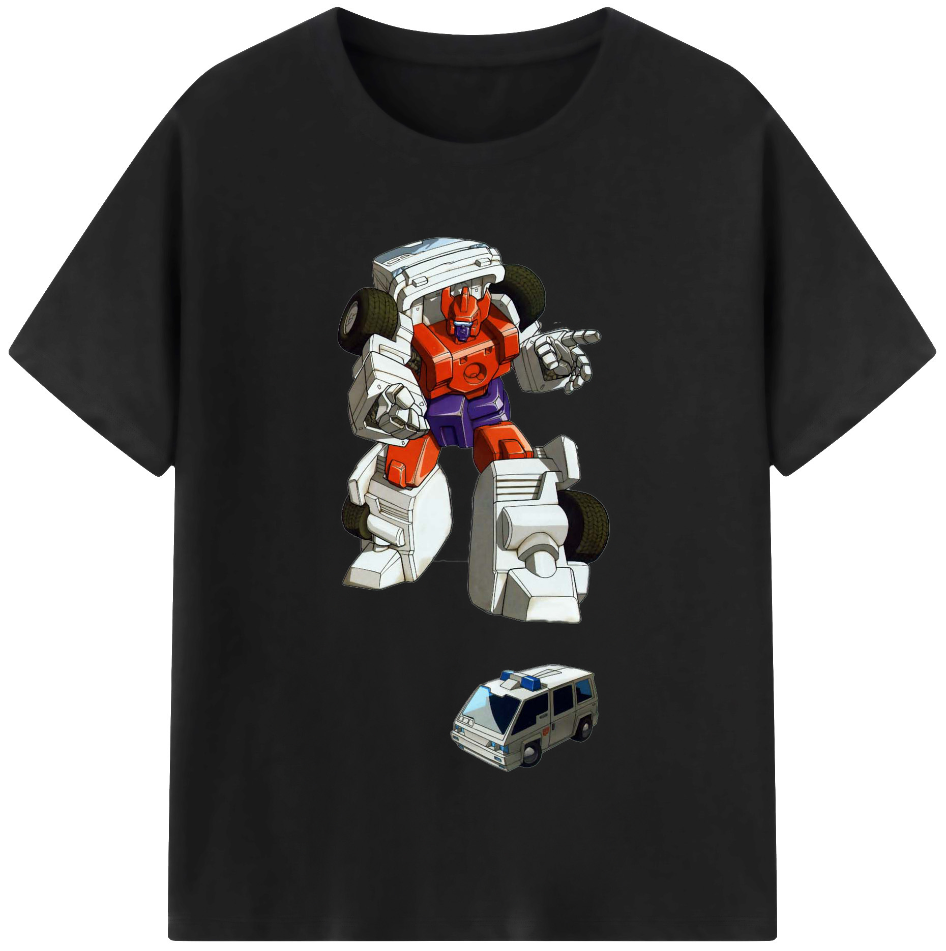 （画像用）  レディースカジュアルプリントTシャツ（綿100％）