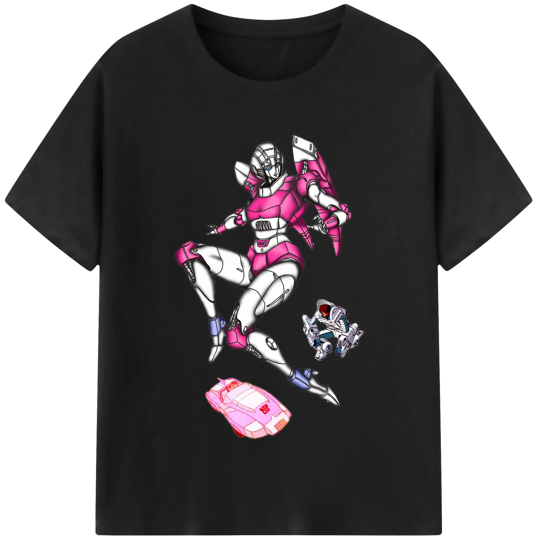 （画像用）  レディースカジュアルプリントTシャツ（綿100％）