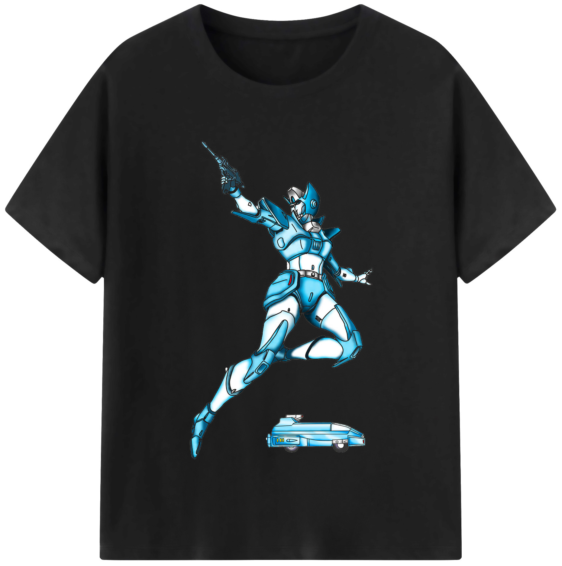 （画像用）  レディースカジュアルプリントTシャツ（綿100％）