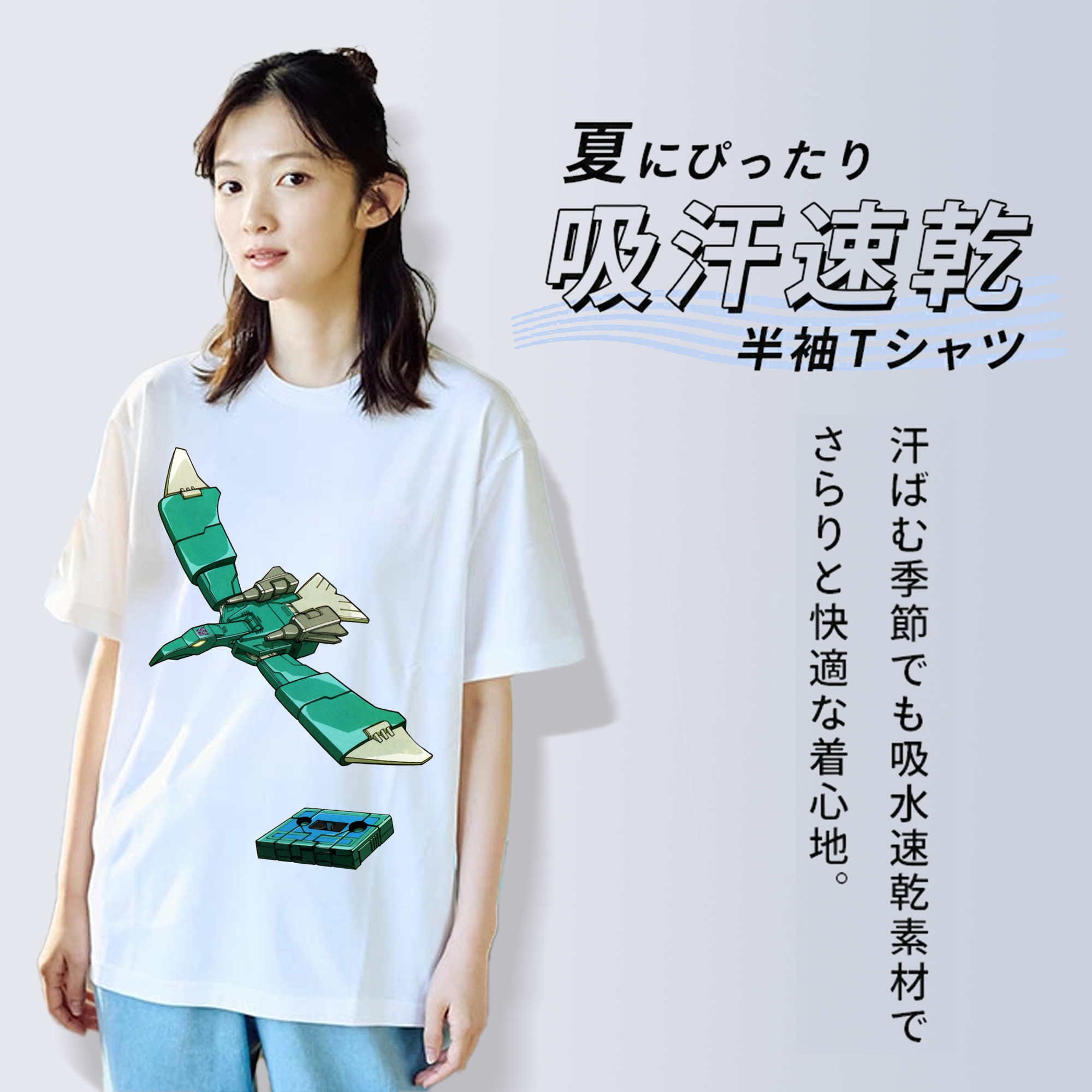  レディースカジュアルプリントTシャツ（綿100％）