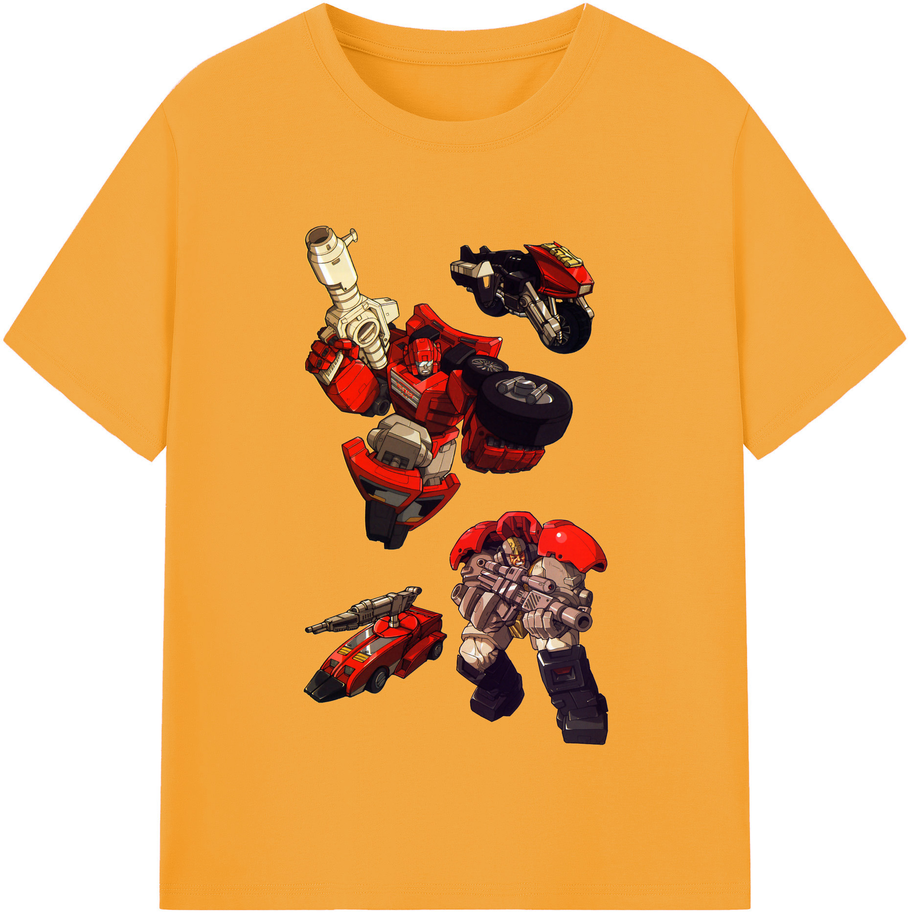 （画像用）  レディースカジュアルプリントTシャツ（綿100％）