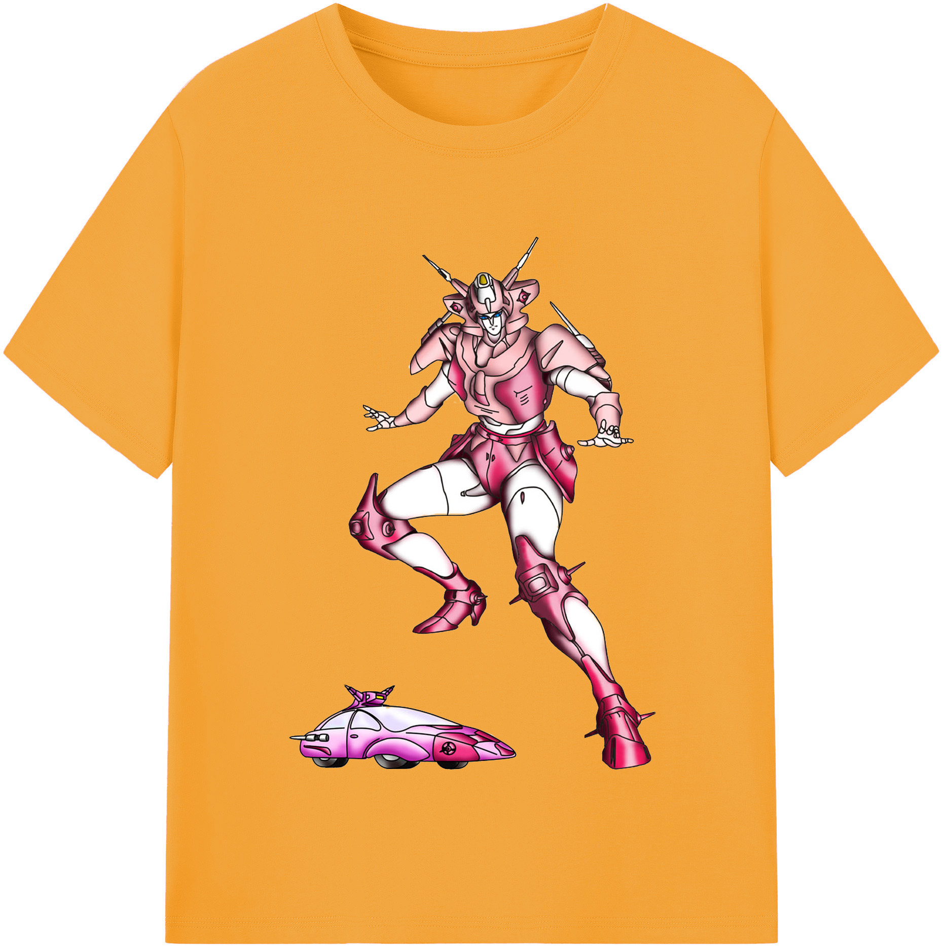 （画像用）  レディースカジュアルプリントTシャツ（綿100％）