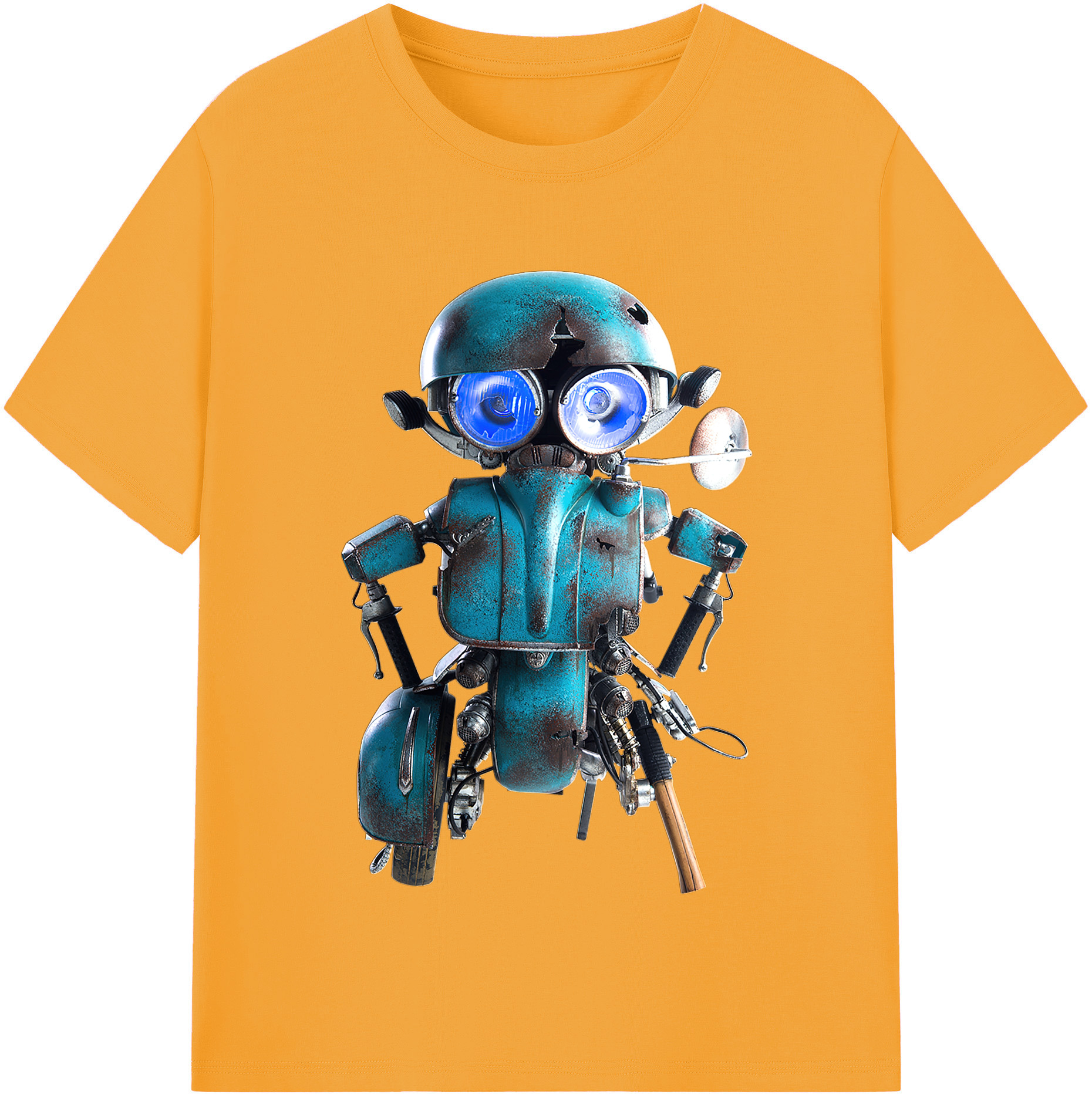 （画像用）  レディースカジュアルプリントTシャツ（綿100％）